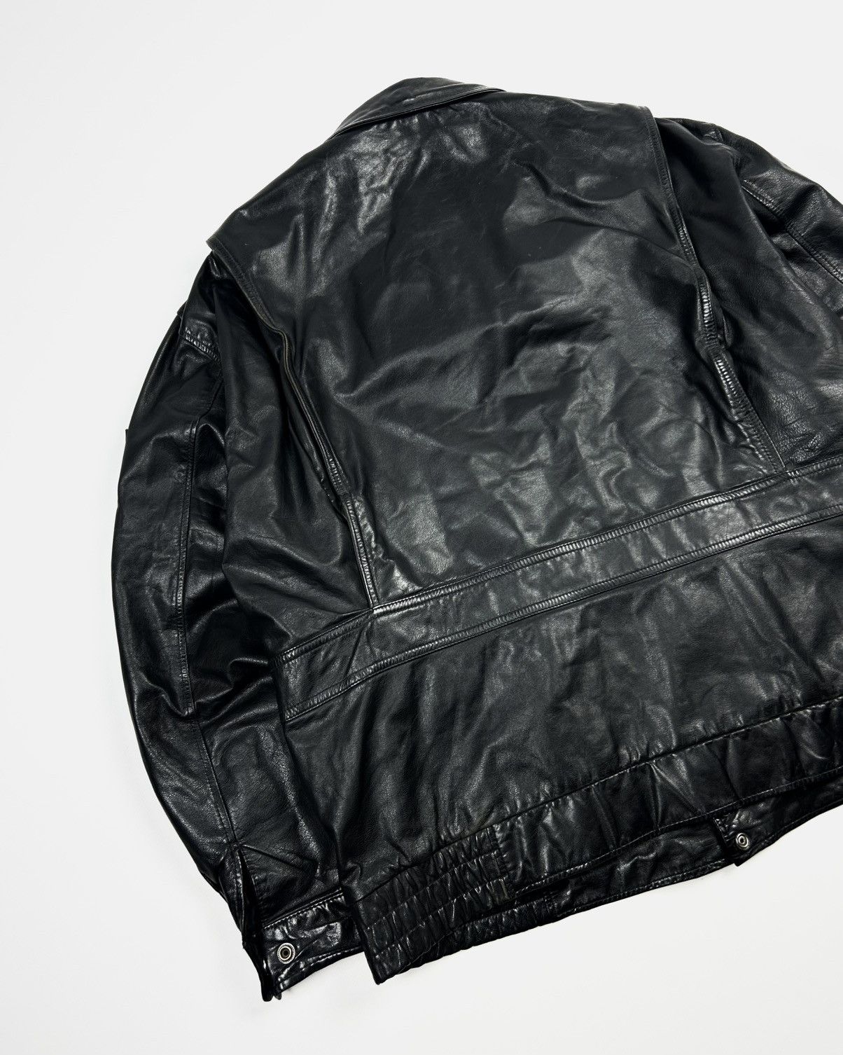 Avirex × Belstaff × Harley Davidson Vintage Leather Bomber Jacket Frey made in Korea Size US XL / EU 56 / 4 - 9 Thumbnail