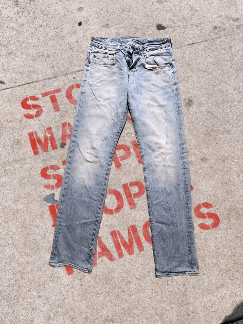 G-Star Rare Vintage G-Star Raw Denim Jeans Avant-Garde Y2K Size US 28 / EU 44 - 1 Thumbnail