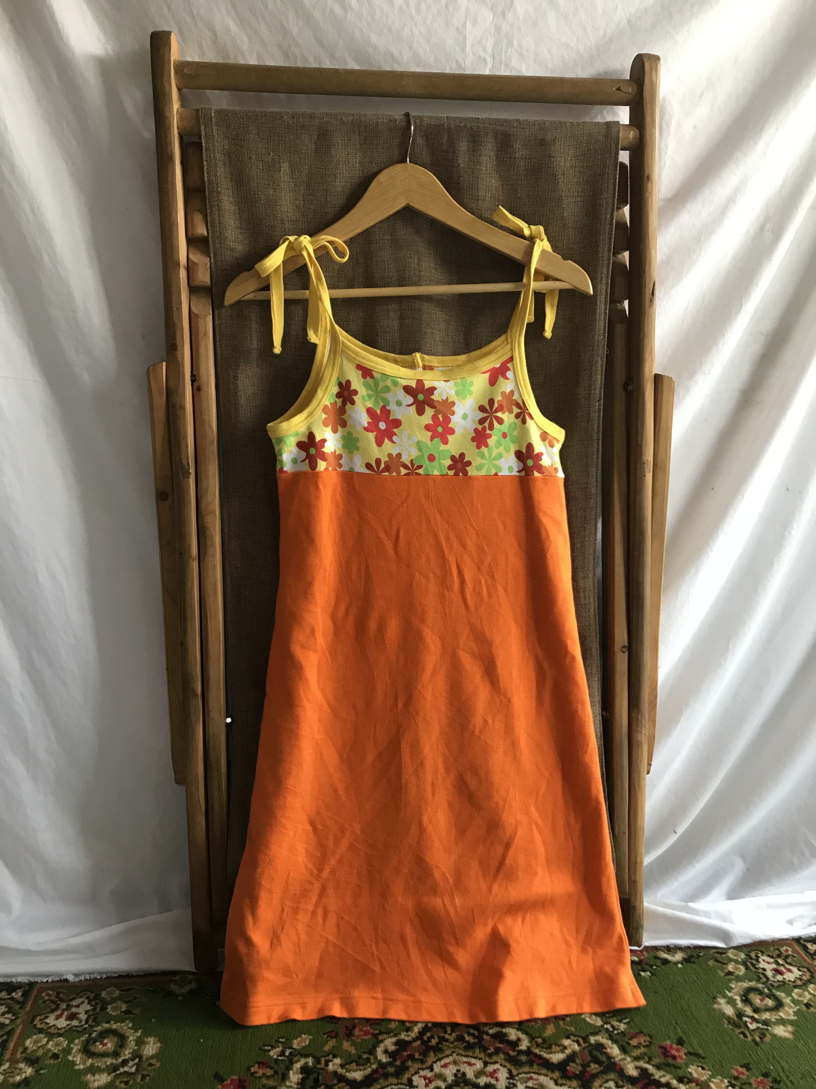 Angel Blue Daisy Lovers Sleeveless Y2K Flowers Pattern Dress Size S / US 4 / IT 40 - 3 Thumbnail