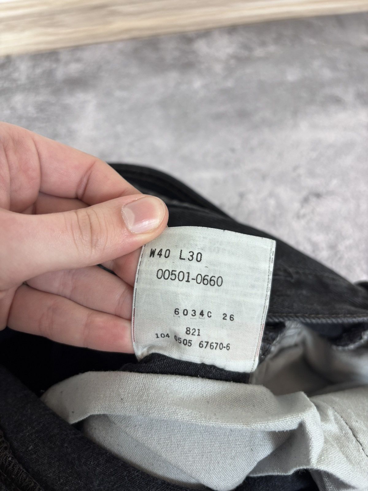 Levi's Vintage Levi’s 501 Paper Tag Black Baggy Denim Baggy Jeans Size US 40 / EU 56 - 19 Thumbnail