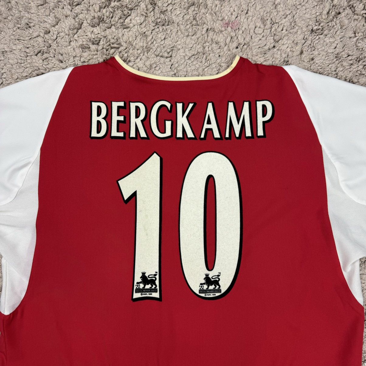 Nike × Vintage BERGKAMP 10 Vintage Arsenal Home Jersey Size US M / EU 48-50 / 2 - 11 Thumbnail
