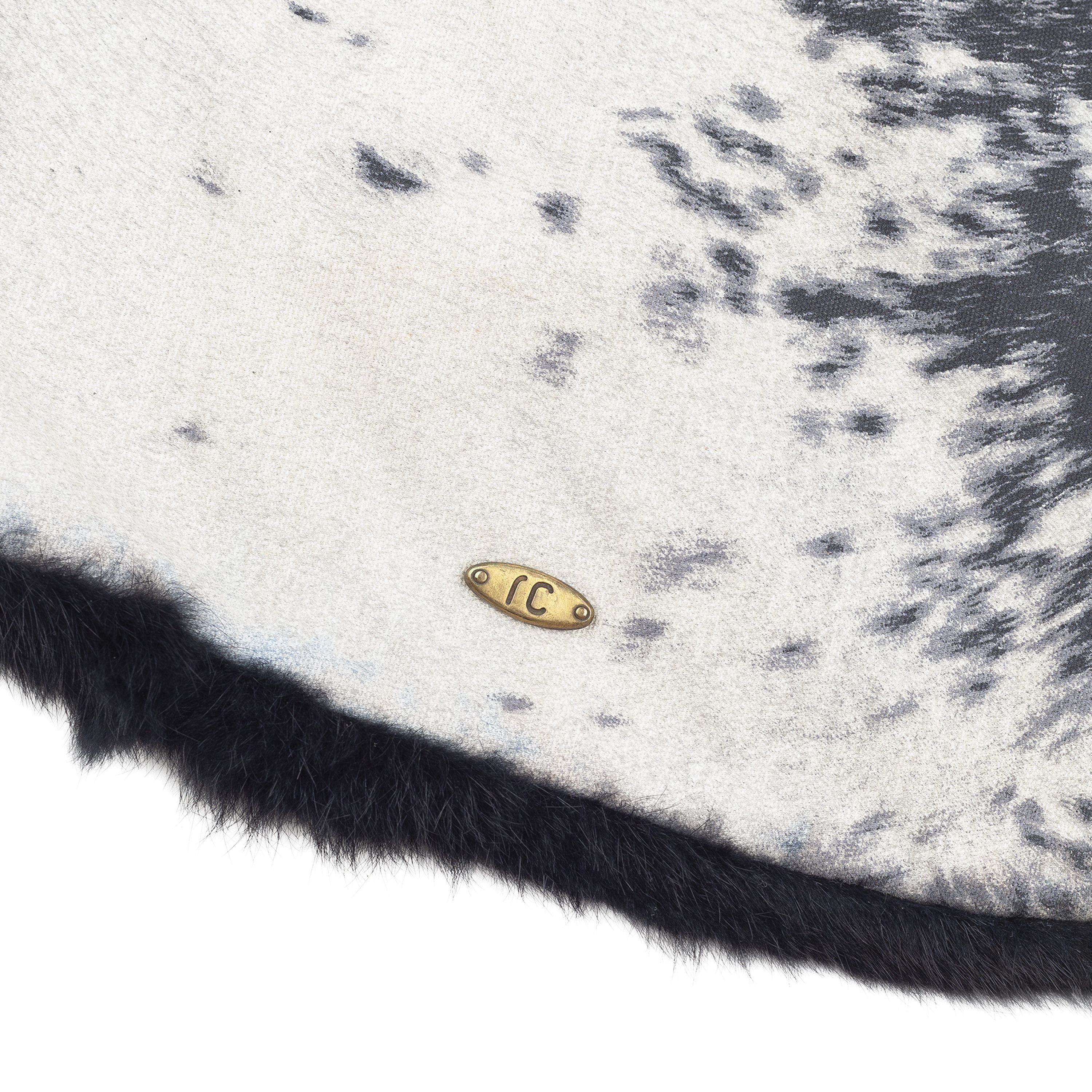 Roberto Cavalli Roberto Cavalli Animal Print Faux Fur Trim Bag Size ONE SIZE - 3 Thumbnail