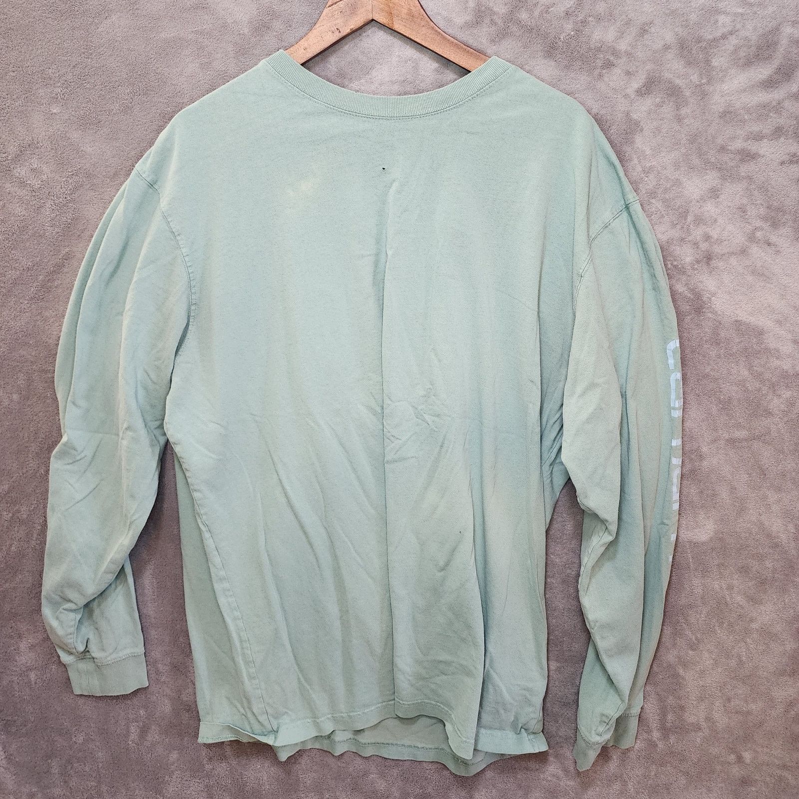 Carhartt Distressed Carhartt XL Tall Green Long Sleeve - Workwear Size US XL / EU 56 / 4 - 1 Thumbnail