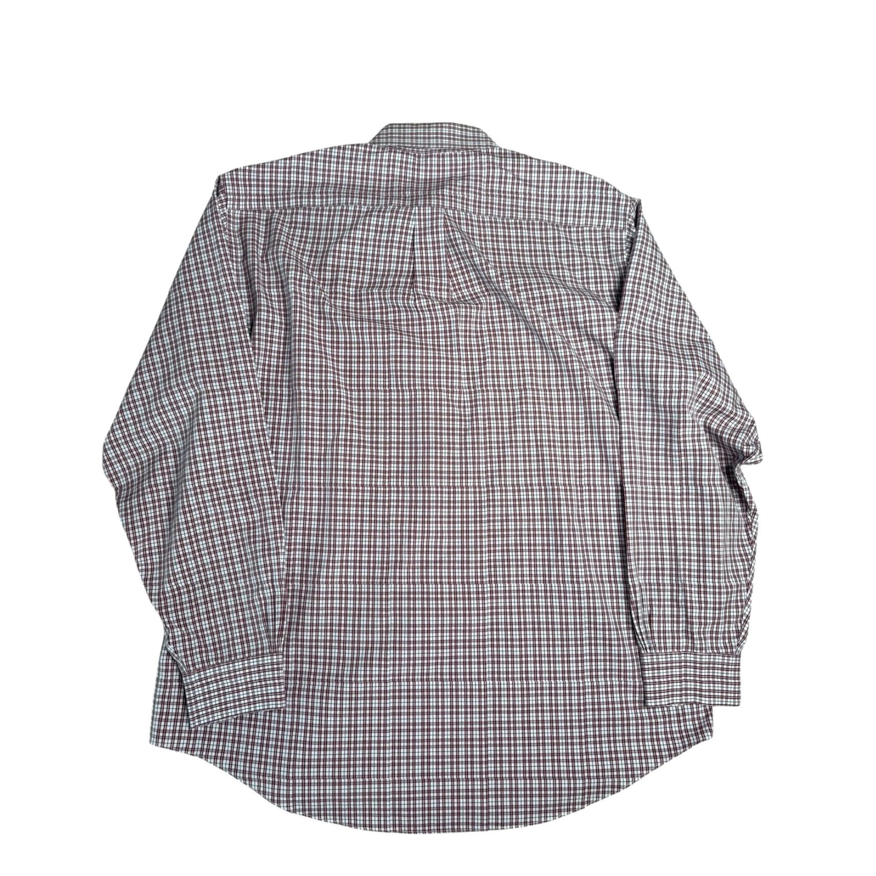 Brooks Brothers VINTAGE Brooks Brothers Mens Dress Shirt Long Sleeve Plaid Checkered Traditional Large Size 42R - 8 Thumbnail