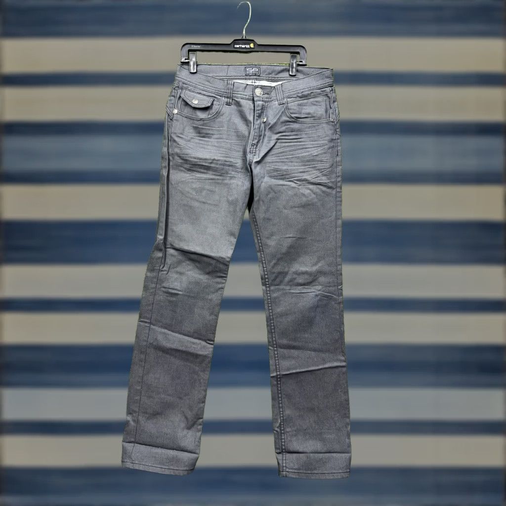 Southpole South Pole Jeans Mens 34x34 Gray Denim Y2K Vintage Hip Hop Grunge Straight 5-Pocket Regular Waist 34in Cotton Denim Baggy Style Size US 34 / EU 50 - 1 Thumbnail
