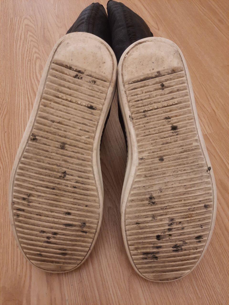 Rick Owens Drkshdw Waxed Sock Sneakers Size US 7 / EU 40 - 9 Thumbnail
