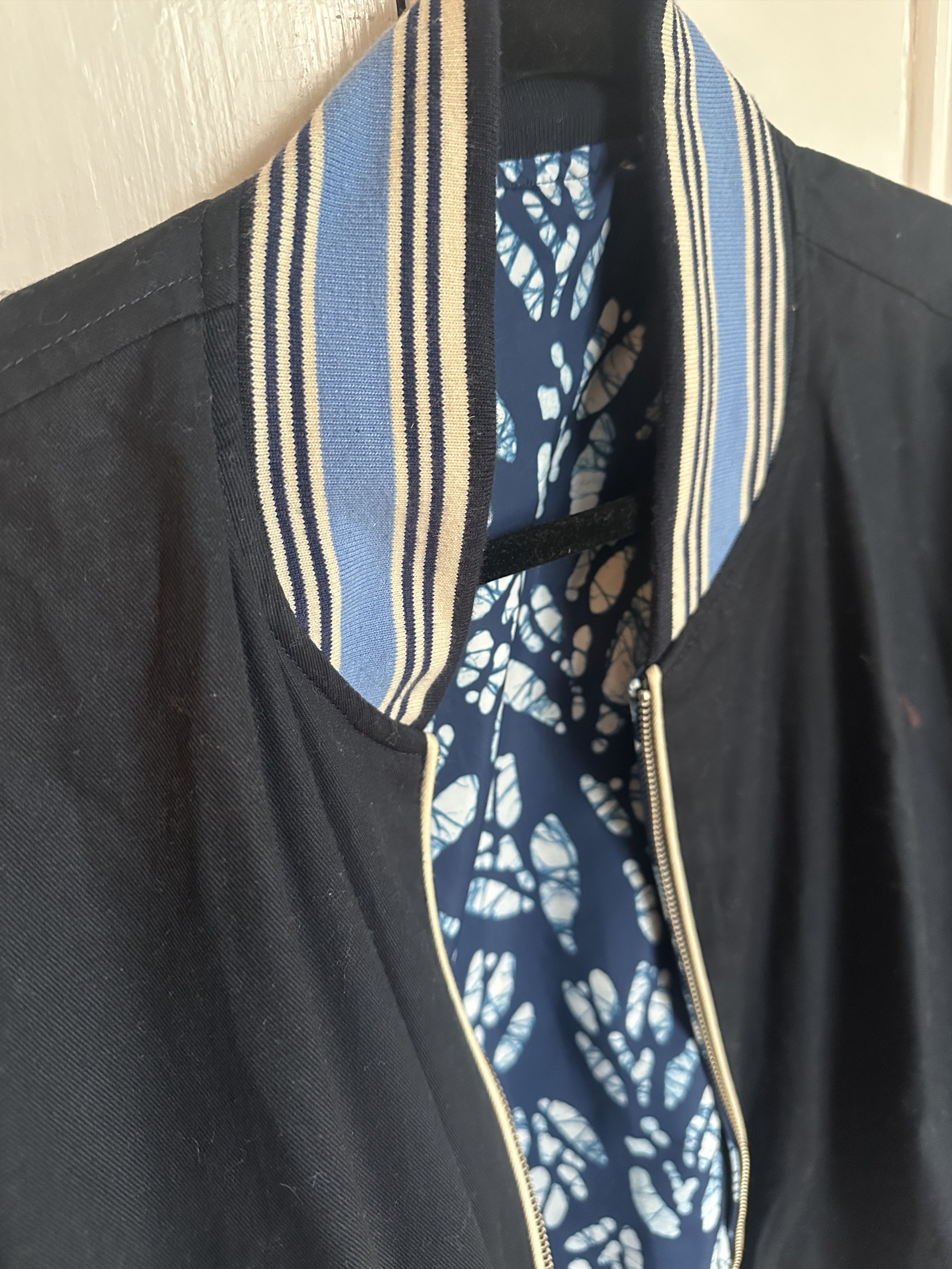 Scotch & Soda Reversible Blue Bomber Jacket Size US XL / EU 56 / 4 - 2 Thumbnail
