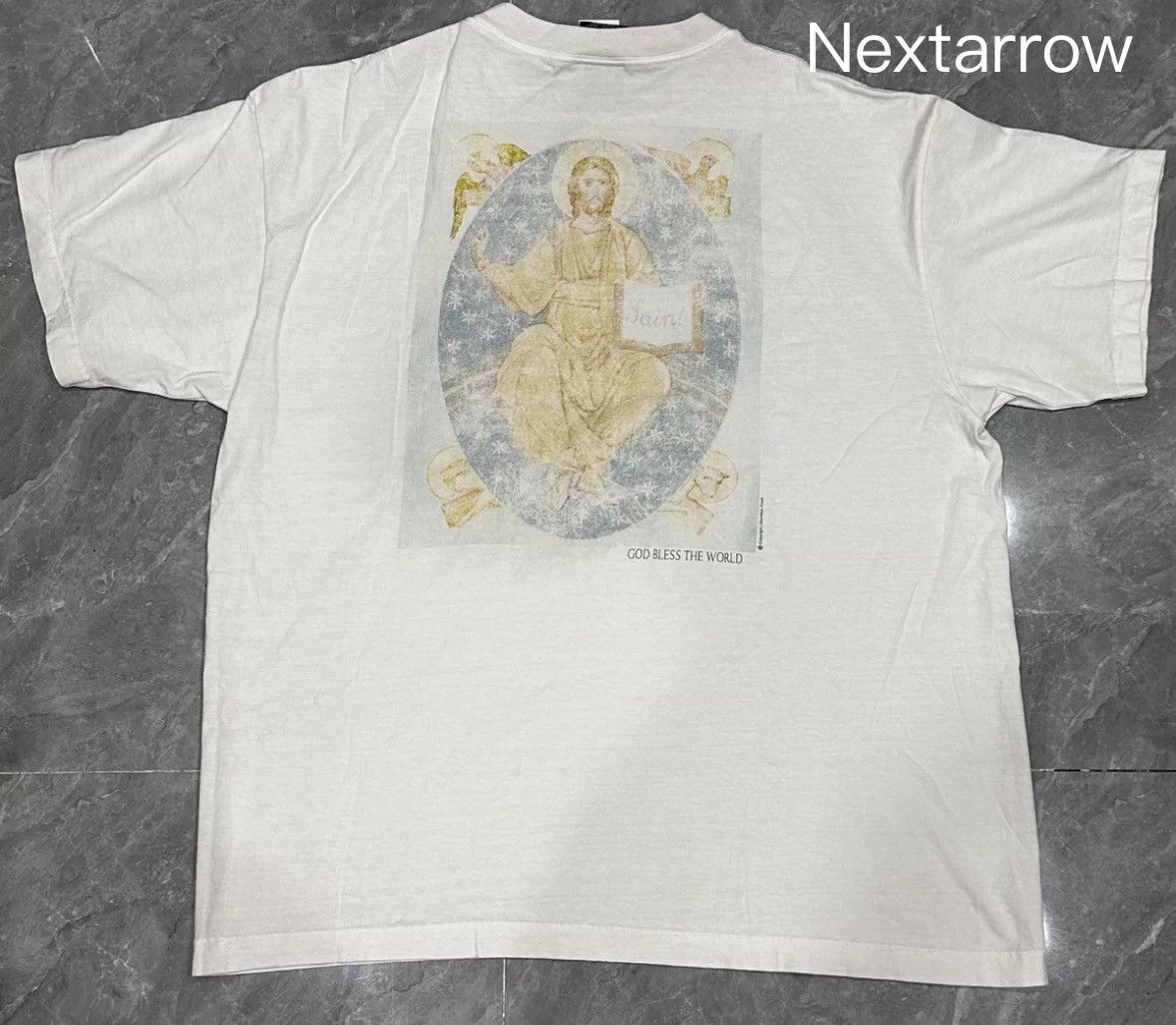 Saint Michael Saint Michael SS22 Cobain Limited God Washed Short Sleeve Size US XXL / EU 58 / 5 - 2 Thumbnail