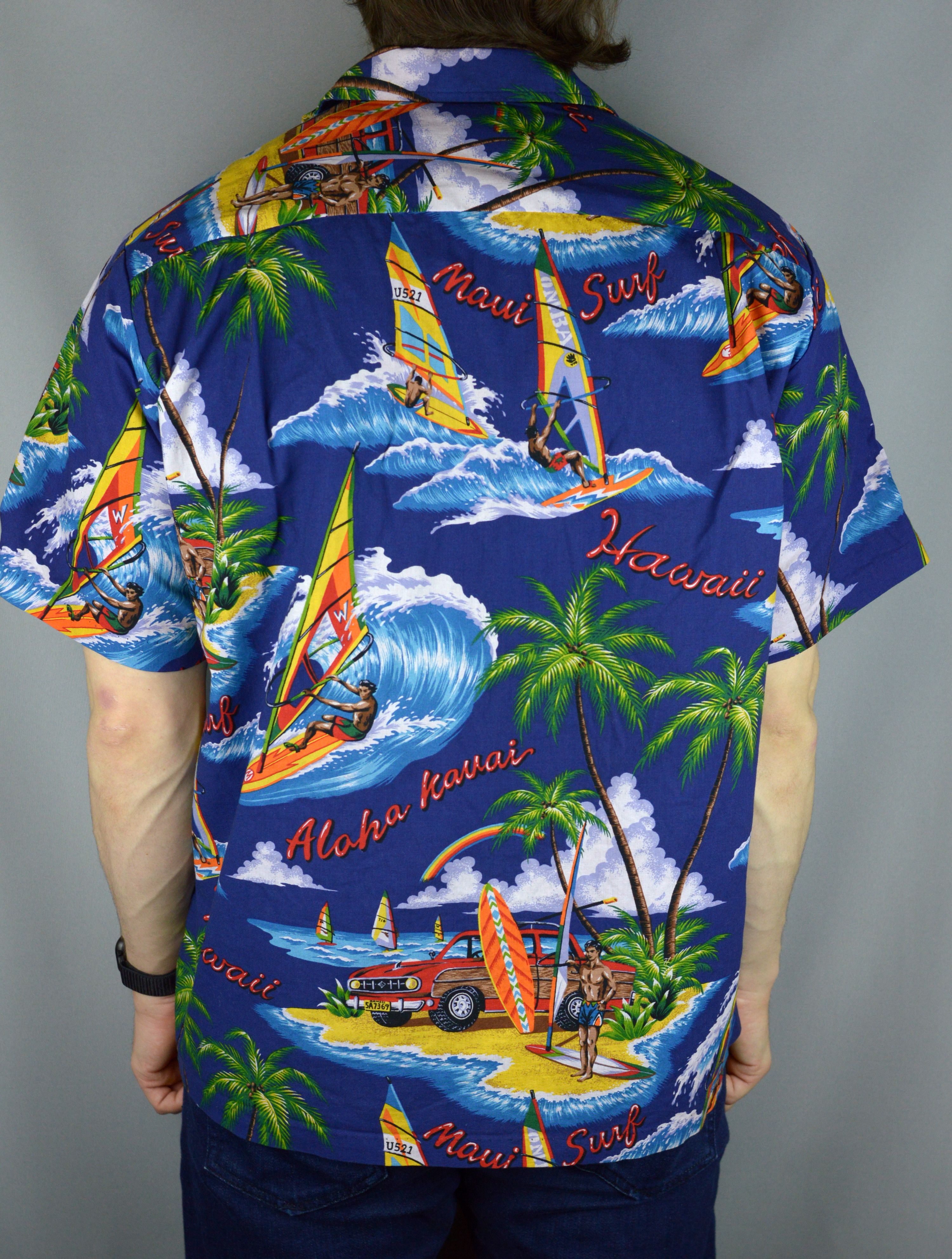 Vintage Vintage Styled by RJC Hawaiian 80s t shirt Size US XL / EU 56 / 4 - 2 Thumbnail