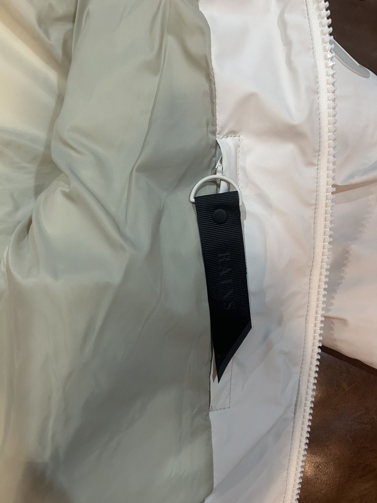 Rains Rains White Alta Puffer Jacket Size S / US 4 / IT 40 - 6 Thumbnail