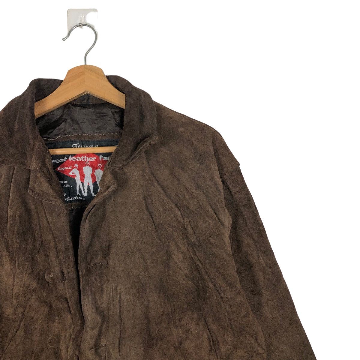 Genuine Leather 🔥Vintage 90’s Bomber Genuine Leather Jacket Tango Great Size US S / EU 44-46 / 1 - 6 Thumbnail