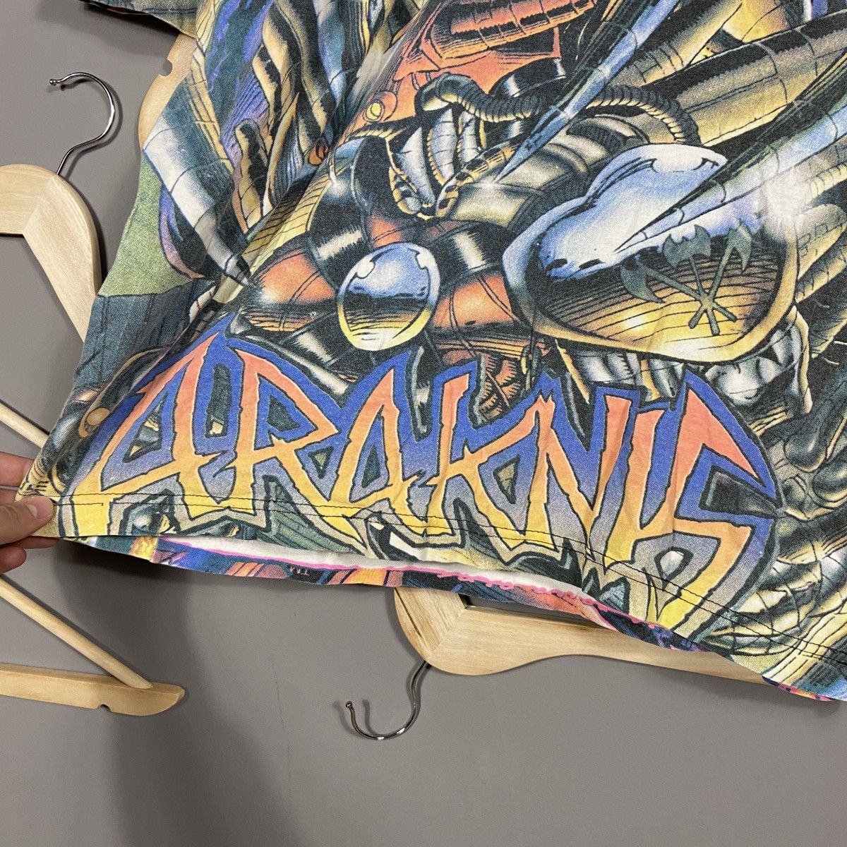 Marvel Comics Vintage 90s Araknis Comics Mosquitohead AOP T-shirt Size US L / EU 52-54 / 3 - 6 Thumbnail
