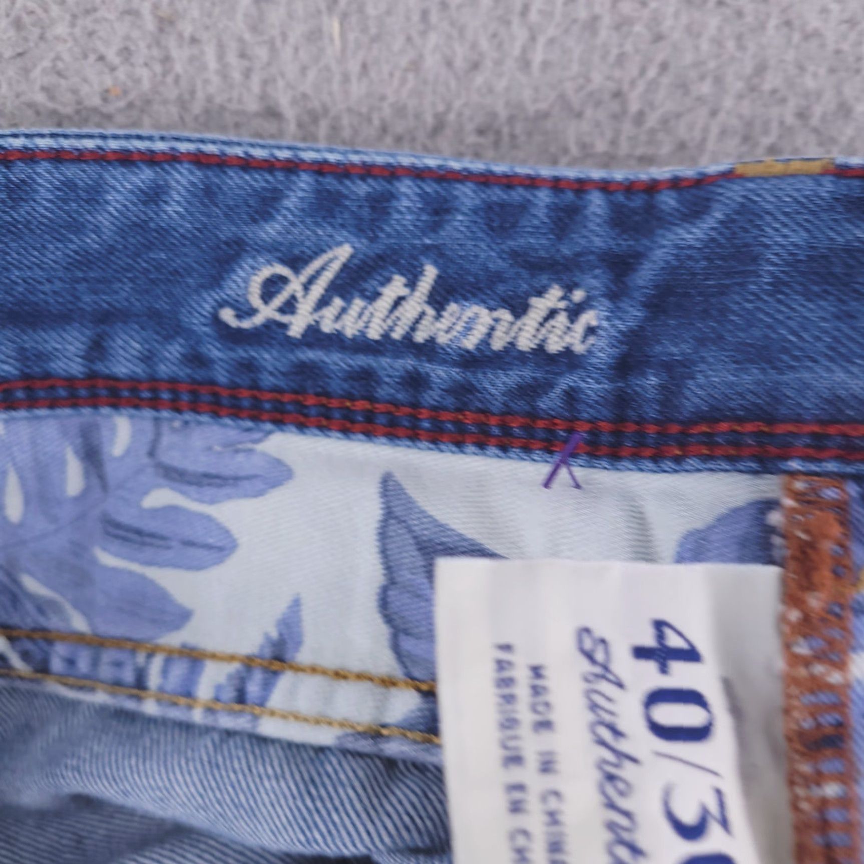 Tommy Bahama Tommy Bahama Jeans Mens 39x27 Blue Relaxed Straight Fit - Regular Size 39 Inseam 27 Color Blue Mens Jeans Straight Size US 39 - 5 Thumbnail