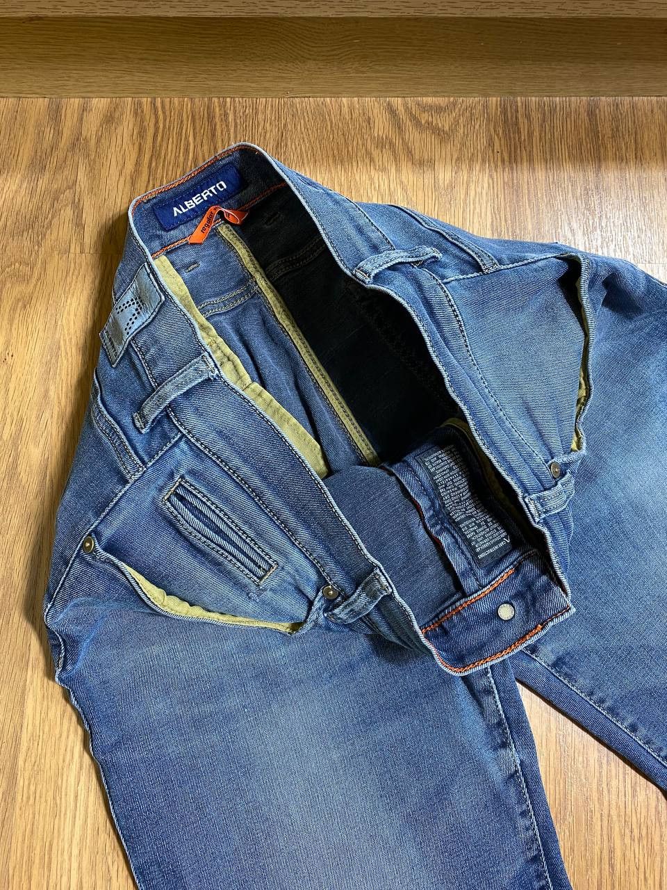 Alberto Vintage 90s Alberto Gang Baggy Jeans Size US 35 - 15 Thumbnail