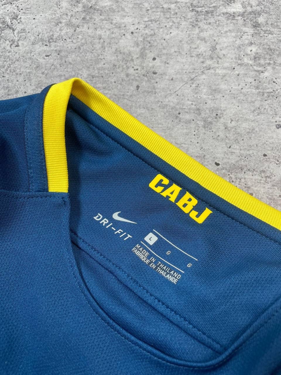 Nike 2017/18 Nike Boca Juniors Home Jersey Tee T-Shirt Y2K Size US L / EU 52-54 / 3 - 6 Thumbnail