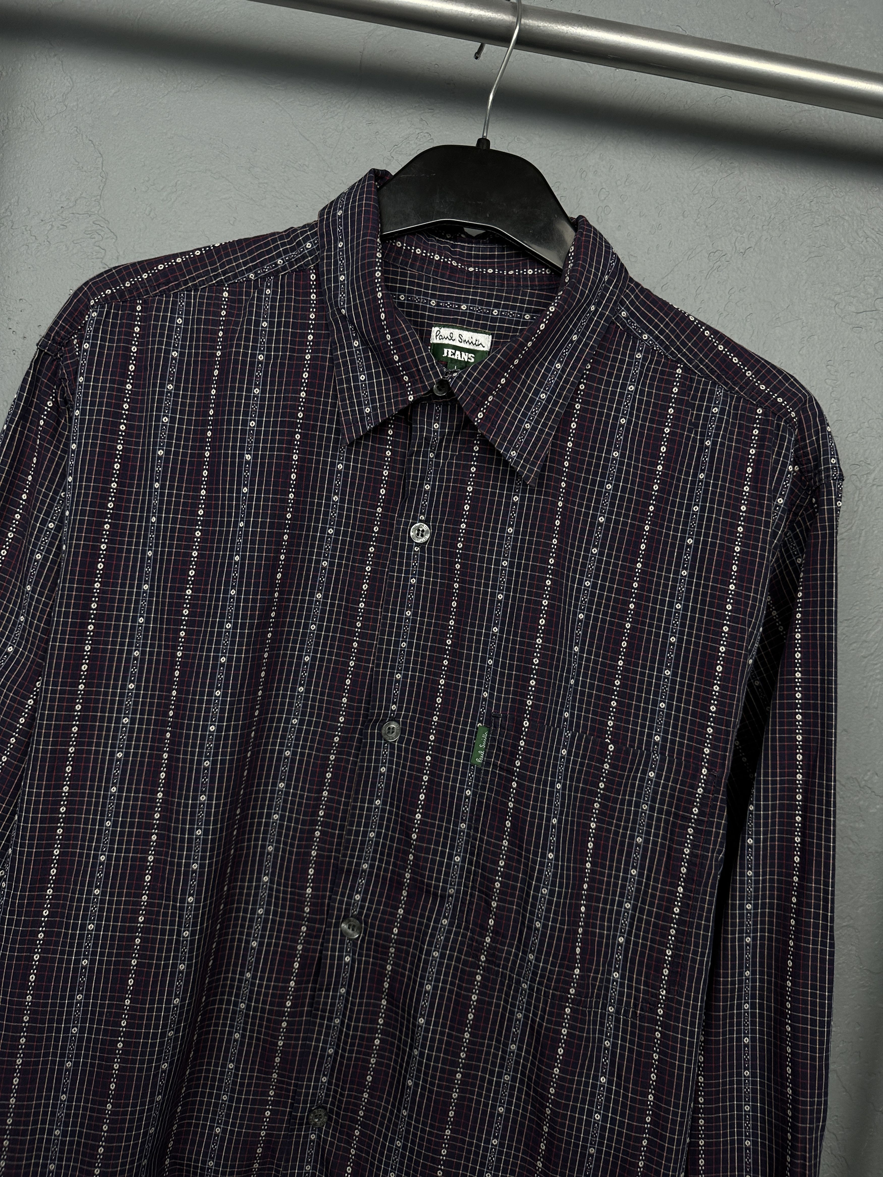 Paul Smith Paul Smith Jeans Vintage Mens Long Sleeve Shirt Size US L / EU 52-54 / 3 - 2 Thumbnail