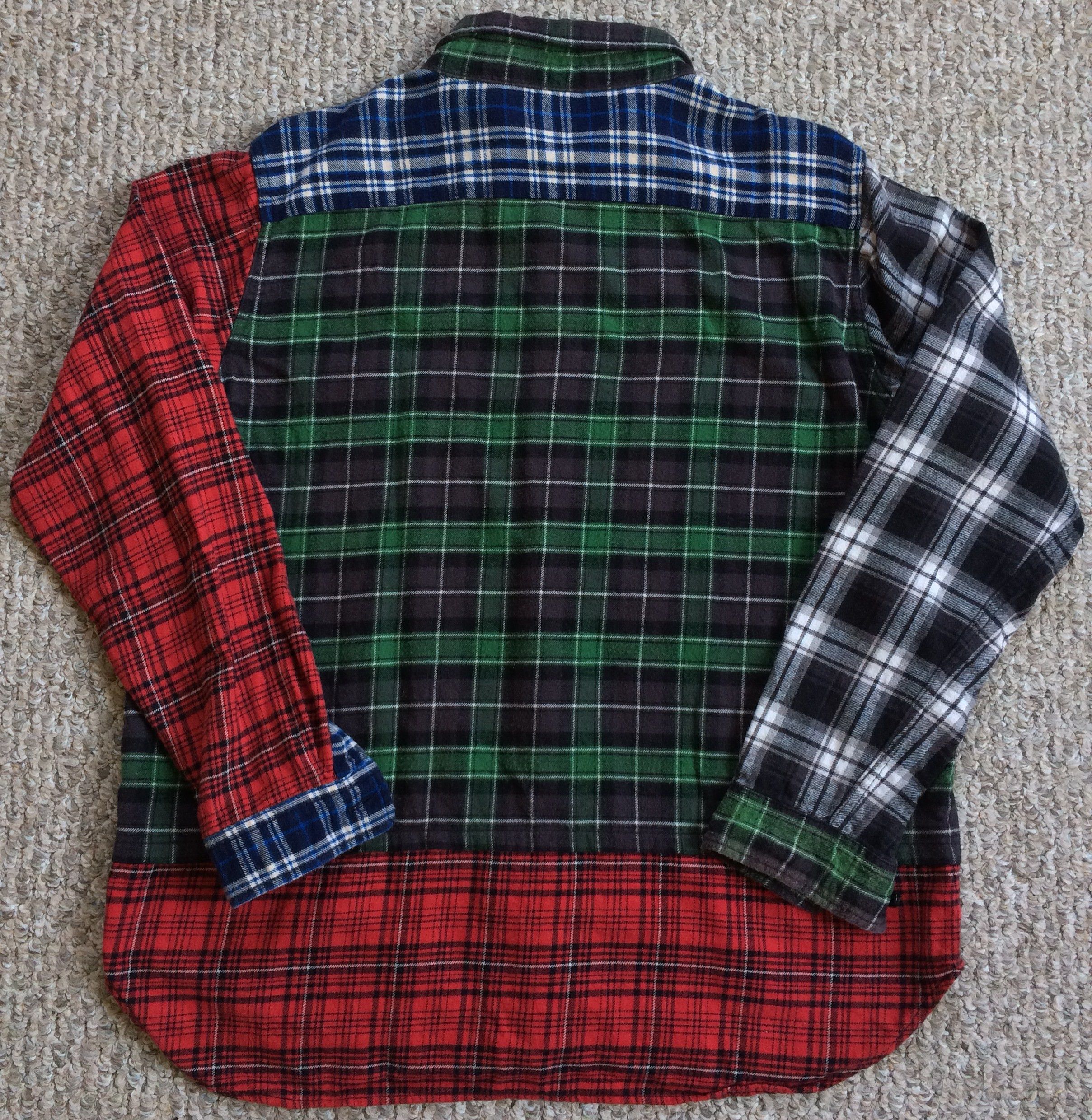 Japanese Brand RNA Rebuild Button Up Flannel Shirt Size US M / EU 48-50 / 2 - 5 Thumbnail