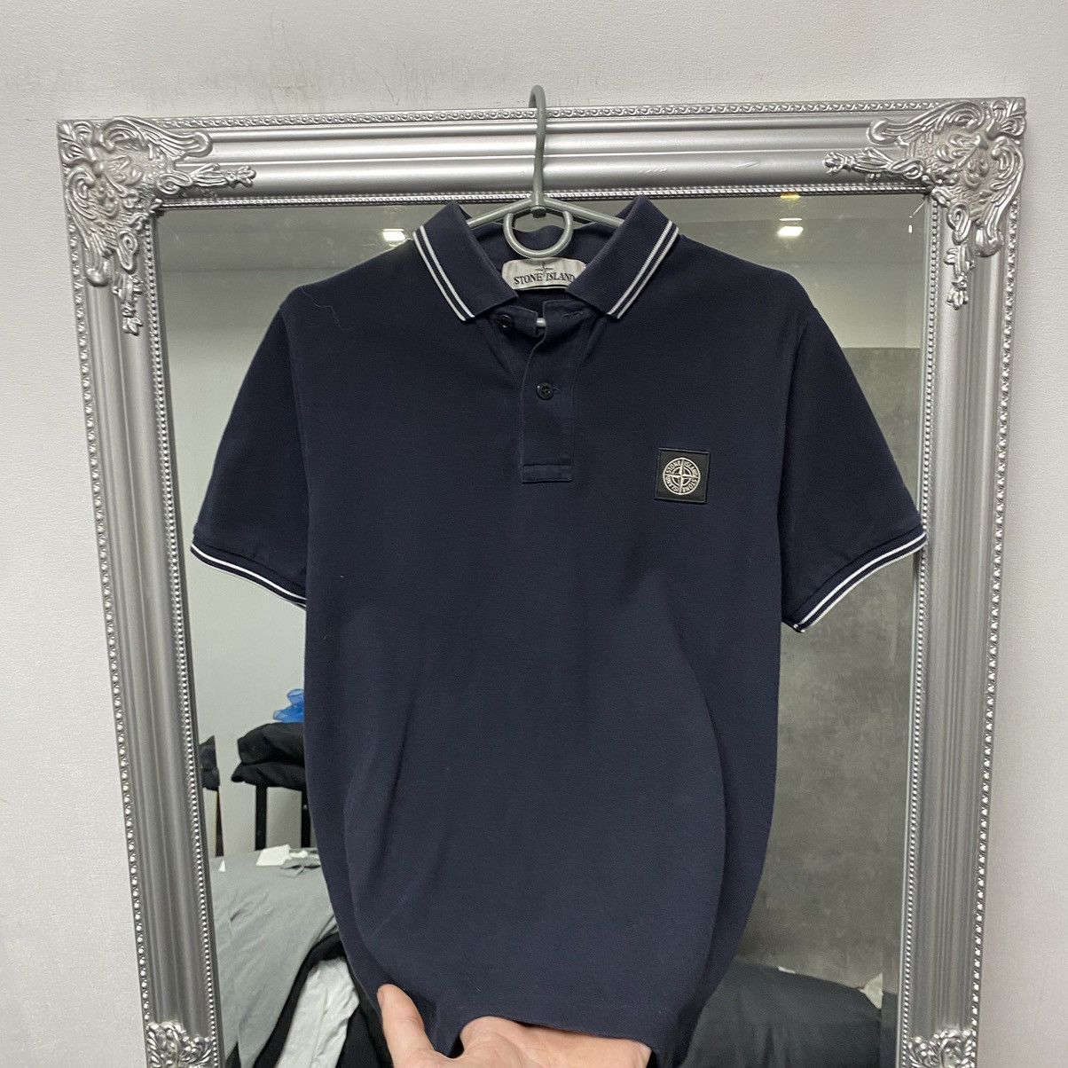 Stone Island Vintage Stone Island Polo Shirt Patch Program Size US S / EU 44-46 / 1 - 3 Thumbnail