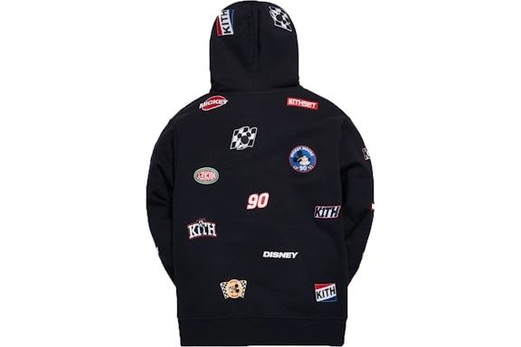 Disney × Kith Kith x Disney Mickey AOP Patch Hoodie Black Size US M / EU 48-50 / 2 - 3 Thumbnail