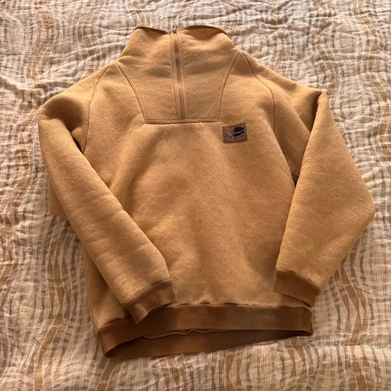 Kapital Kountry Kapital Half-Zip Sweater in Beige Color Size US M / EU 48-50 / 2 - 1 Thumbnail