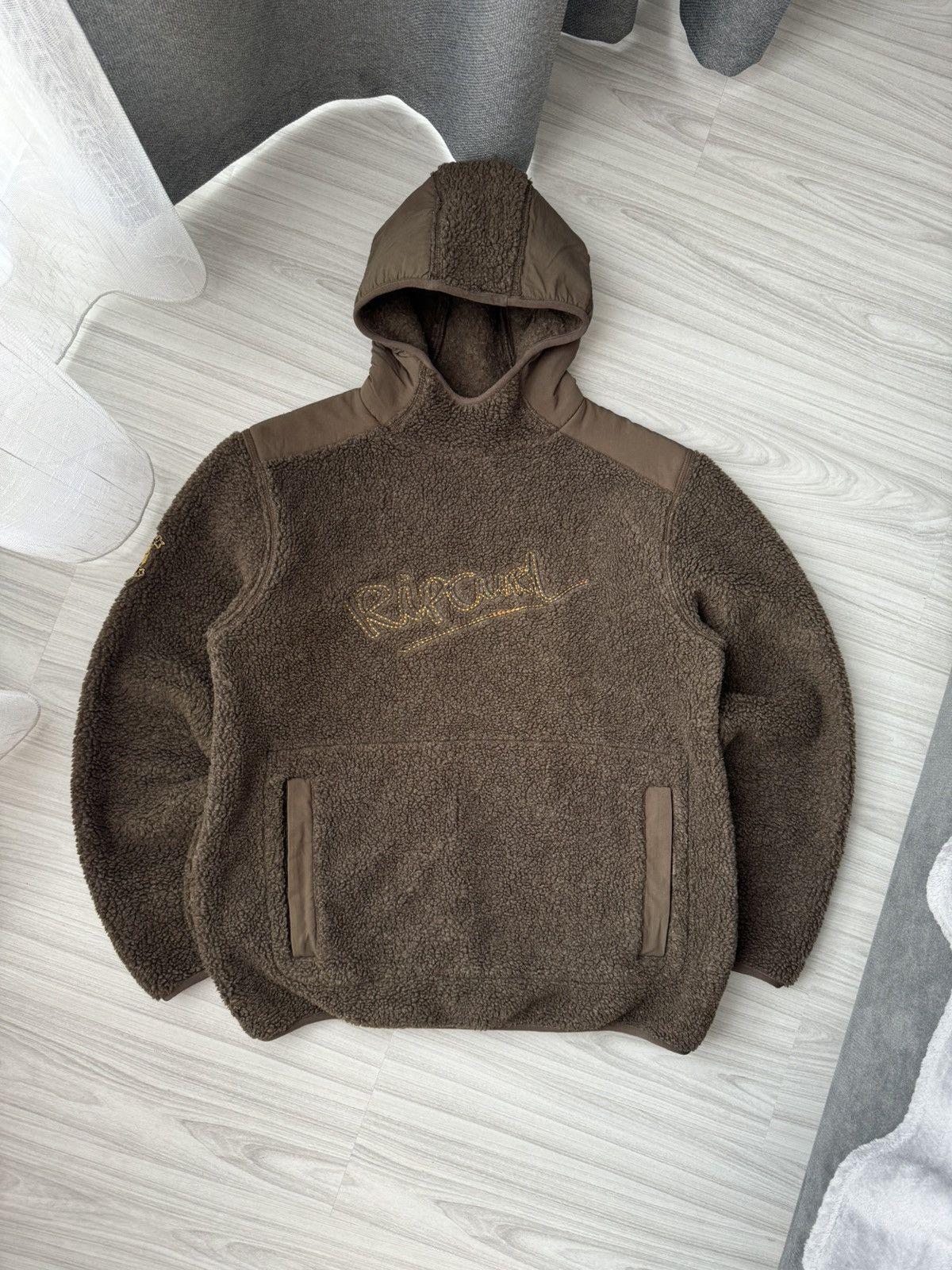 Rip Curl Vintage Rip Curl Deep Pile Fleece Balaclava Hood Size US M / EU 48-50 / 2 - 2 Thumbnail