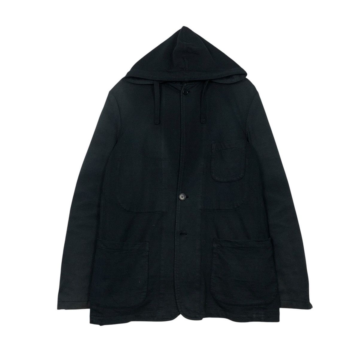 Yohji Yamamoto 🔥VINTAGE Y’S ASPESI YOHJI YAMAMOTO DOUBLE LAYER BIKER JACKET Size US M / EU 48-50 / 2 - 4 Thumbnail