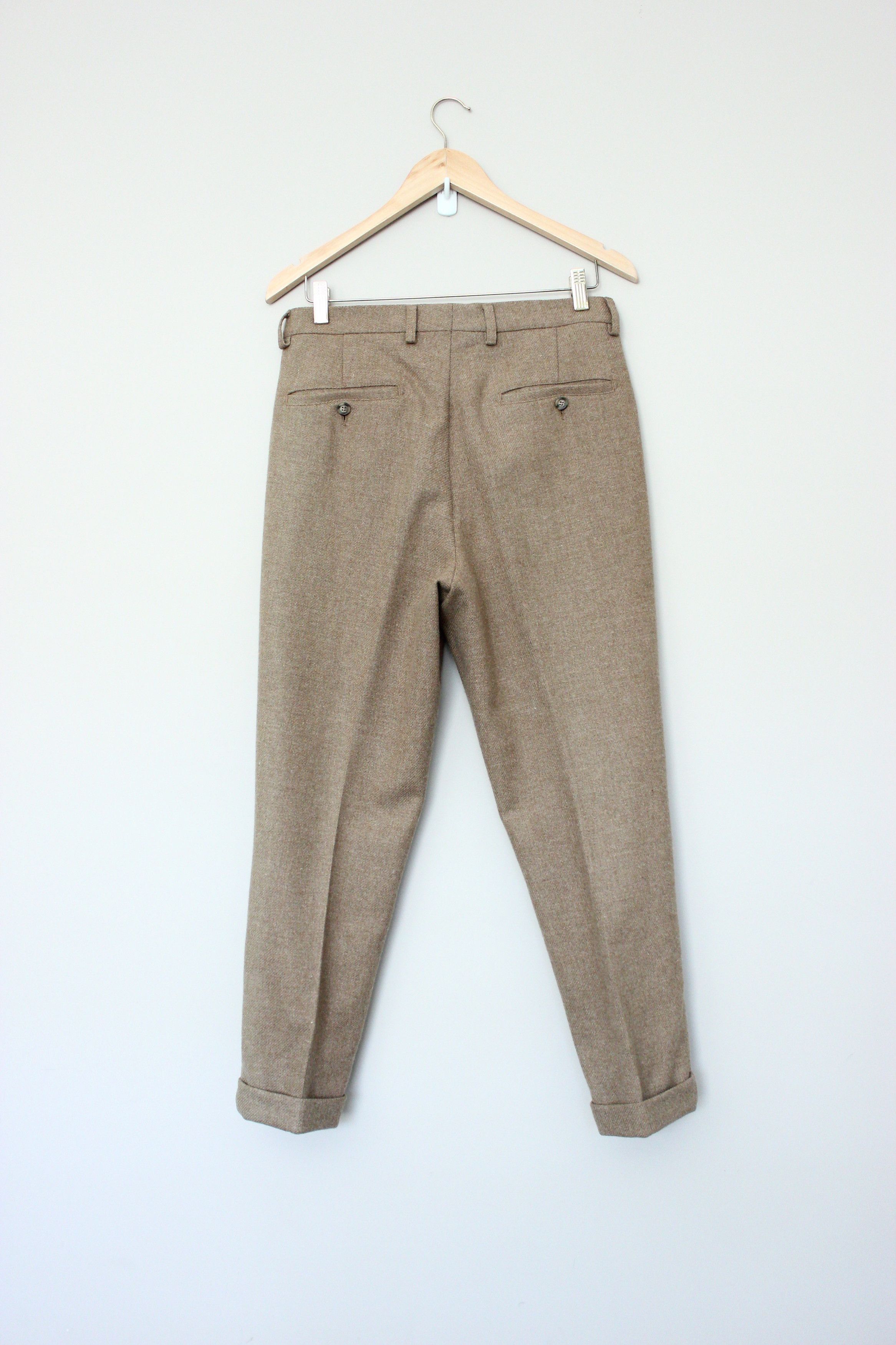 AMI AMI High Waist Carrot Fit Wool Trouser Size US 29 - 2 Thumbnail