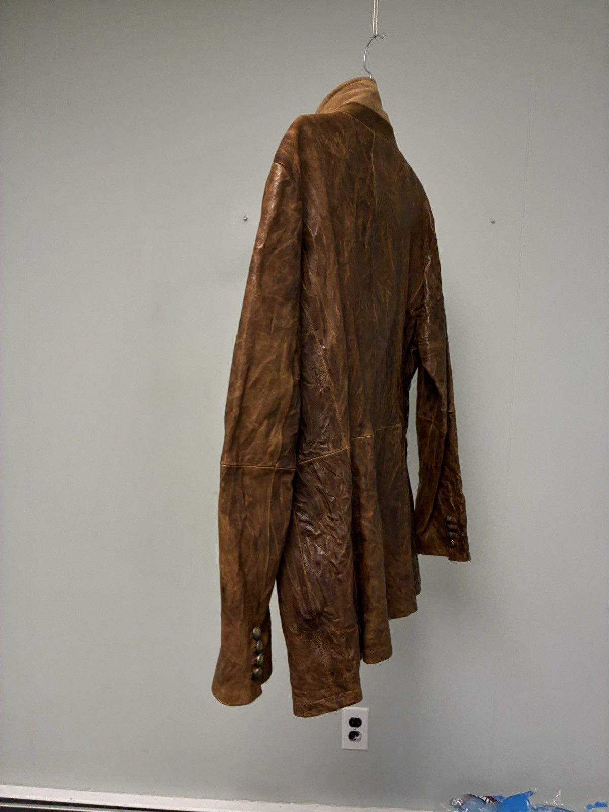 John Varvatos Burnished Double Breasted Coat EU 54 USA 44 Size US L / EU 52-54 / 3 - 8 Thumbnail
