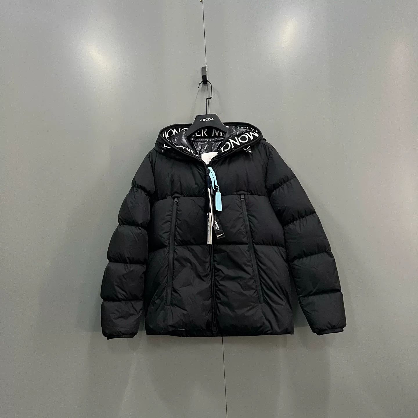 Moncler black logo puffer jacket from Moncler Size US M / EU 48-50 / 2 - 1 Thumbnail