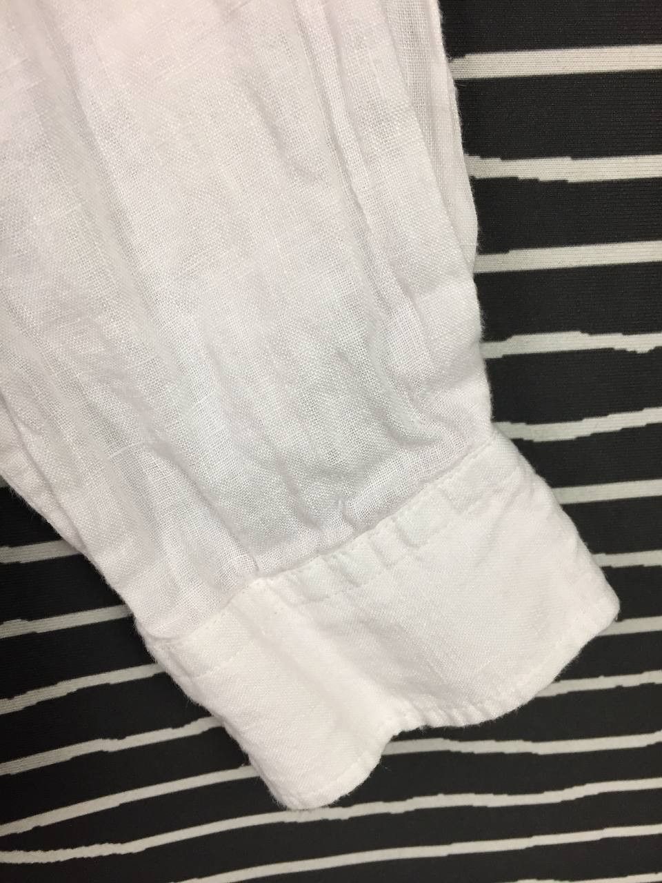 Japanese Brand Topvalu Japanese Brand French Linen Mandarin Collar Shirt Size US L / EU 52-54 / 3 - 8 Thumbnail
