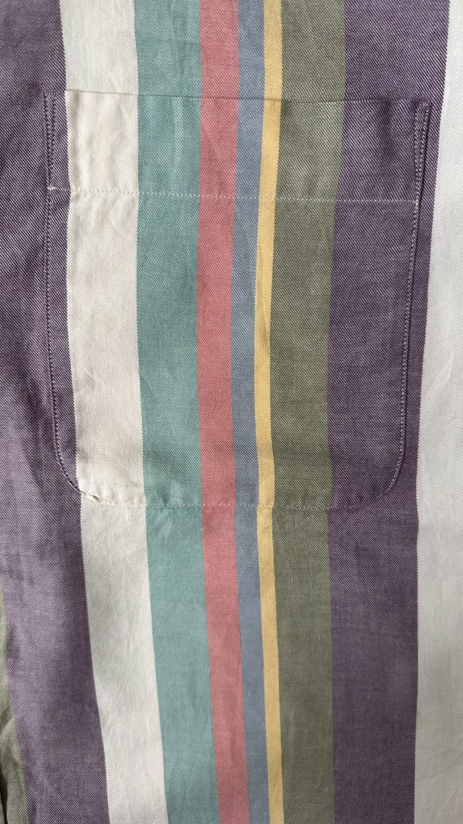 Lands' End VINTAGE LAND’S END MADE IN USA STRIPES SHIRT Size US L / EU 52-54 / 3 - 3 Thumbnail