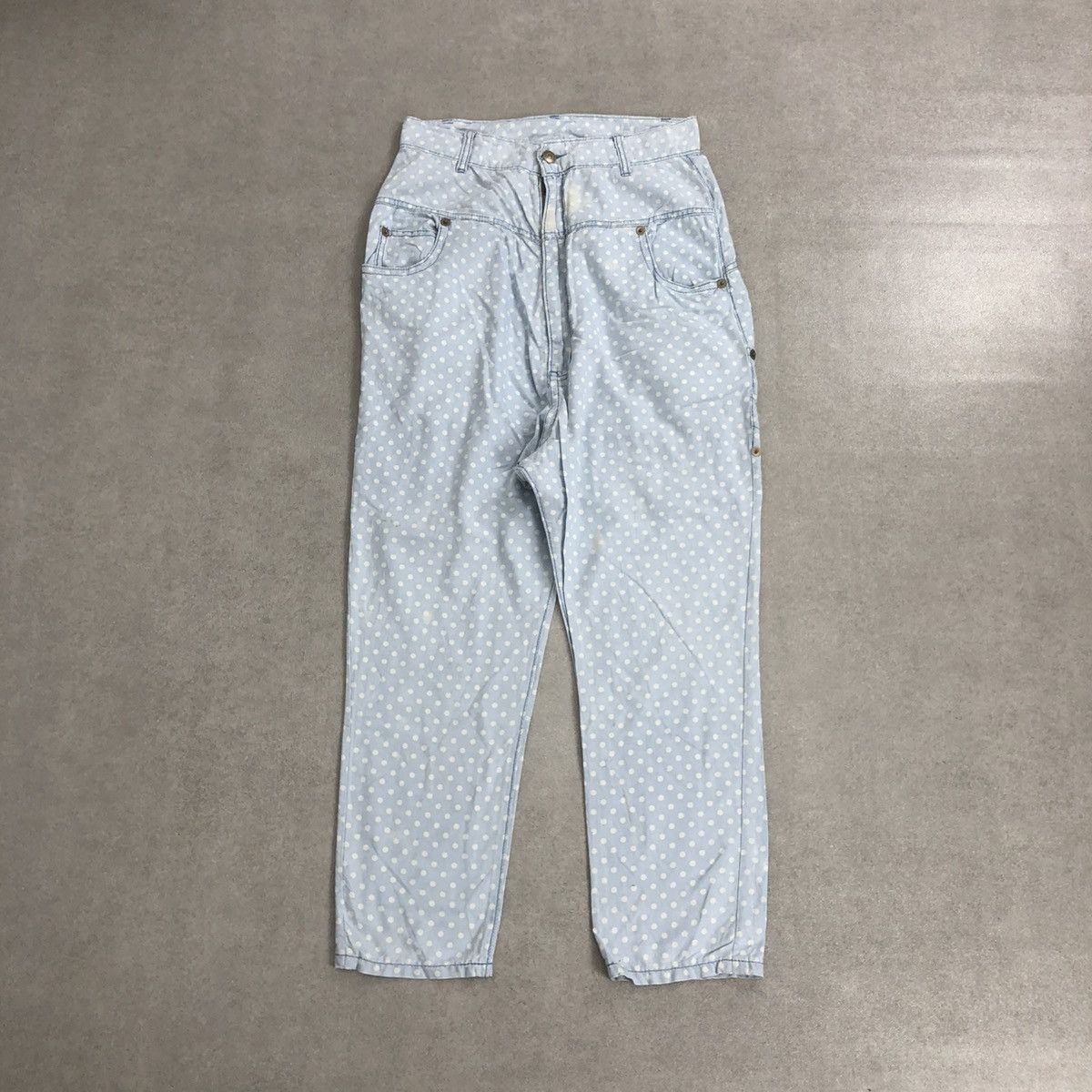 Issey Miyake × Japanese Brand × mercibeaucoup 🇯🇵2000s Issey Miyake Mercibeaucoup Drop Crotch Polkadot Pants Size US 27 - 19 Thumbnail