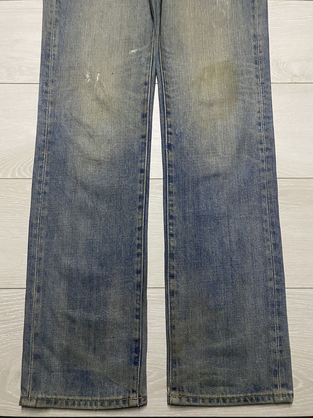 Uniqlo Vintage Uniqlo Mud Wash Distressed Slim Fit Jeans Size US 34 / EU 50 - 5 Thumbnail
