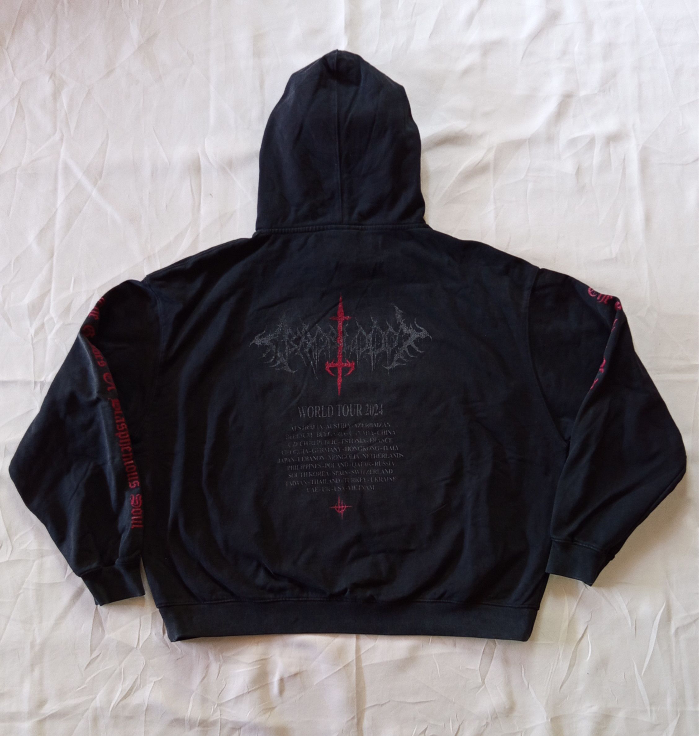 Other Bad Blood World Tour 2024 Hoodie Boxy Baggy Style Size US M / EU 48-50 / 2 - 3 Thumbnail