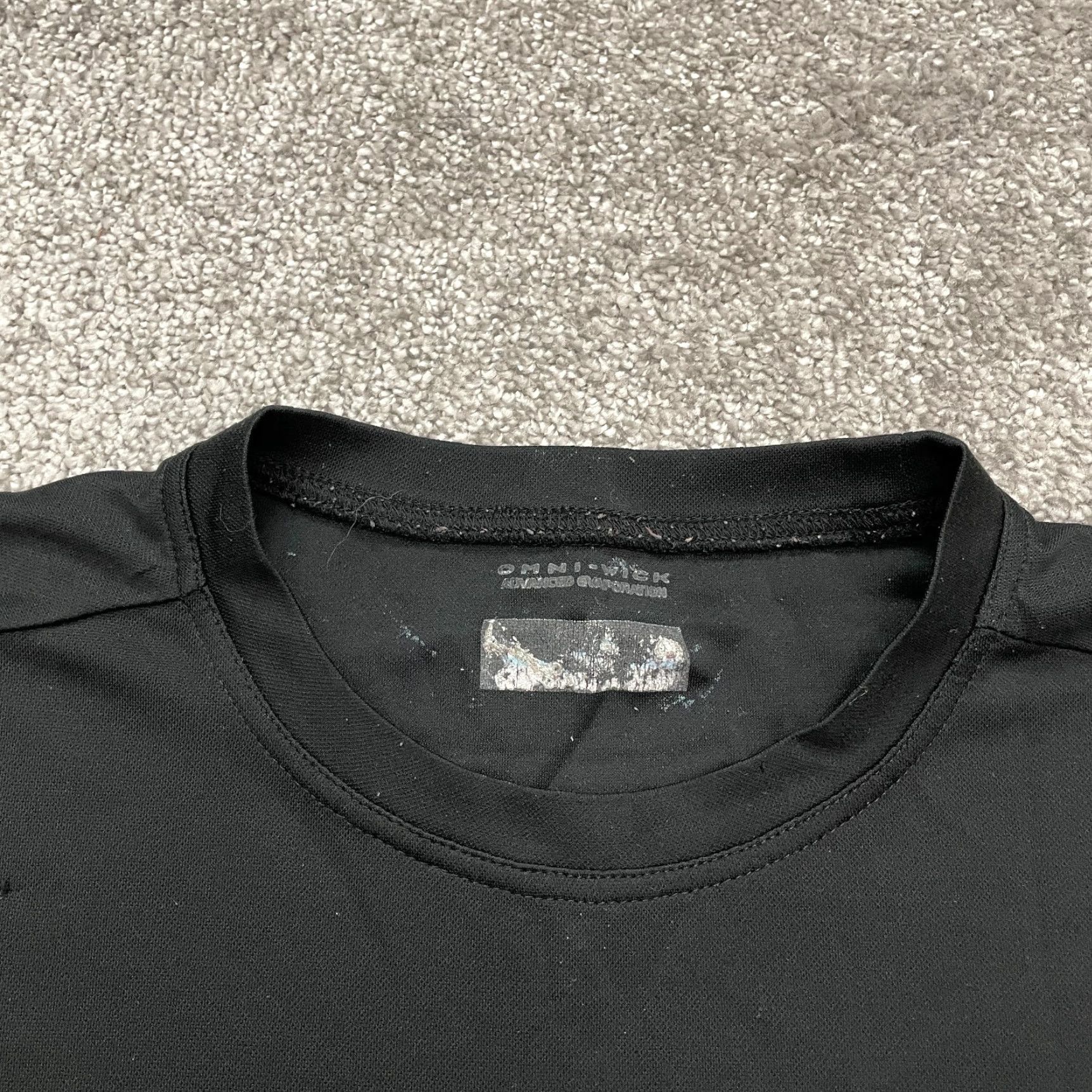 Vintage Columbia Omni Wick T-Shirt Mens Large Black Crew Neck Short Sleeve Active Tee Size US L / EU 52-54 / 3 - 3 Thumbnail