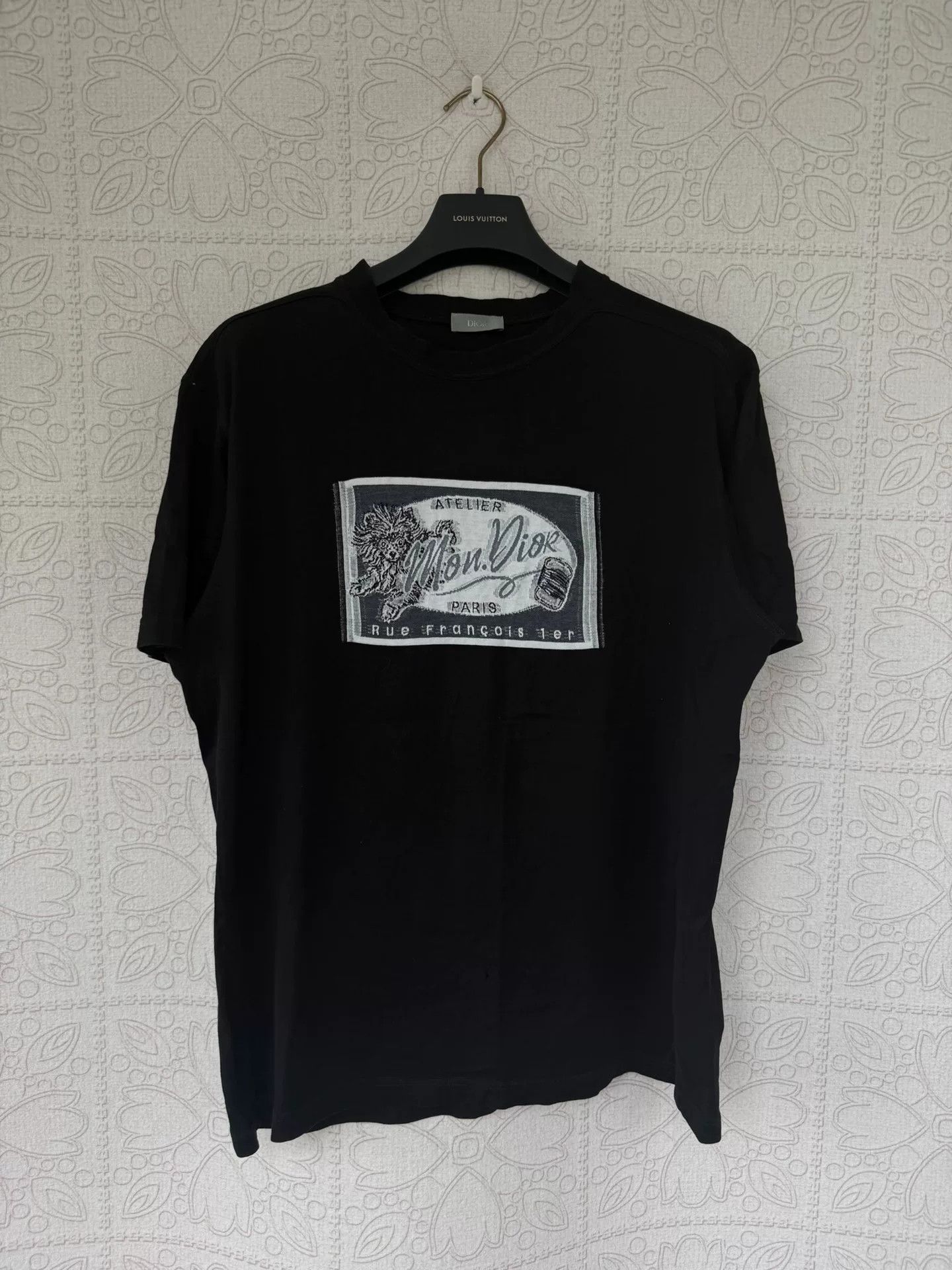 Dior Dior Stamp Print Short Sleeve Knit Shirt Size US L / EU 52-54 / 3 - 1 Thumbnail