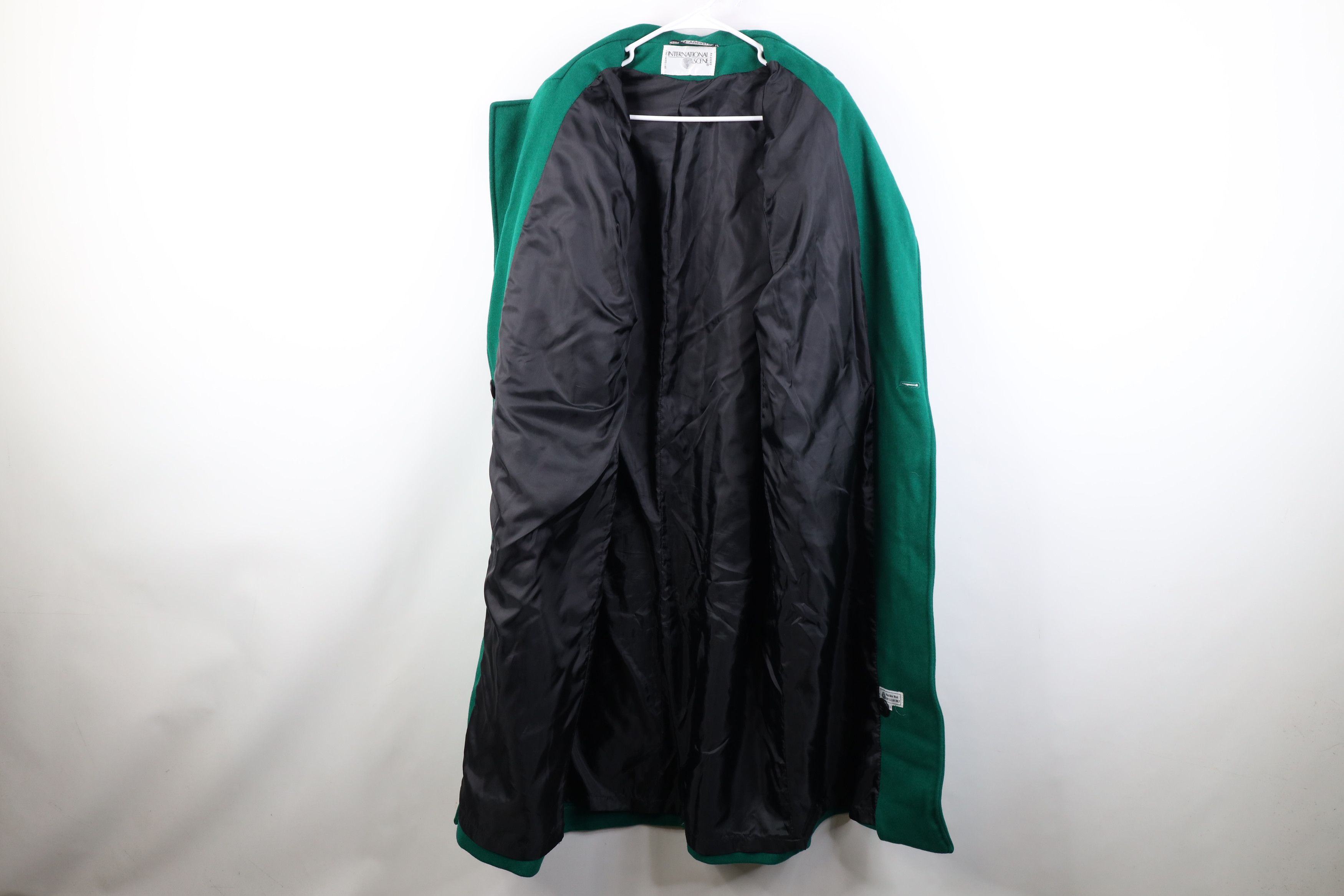 Vintage Vintage 90s Streetwear Overcoat Trench Coat Jacket Green Size M / US 6-8 / IT 42-44 - 9 Thumbnail