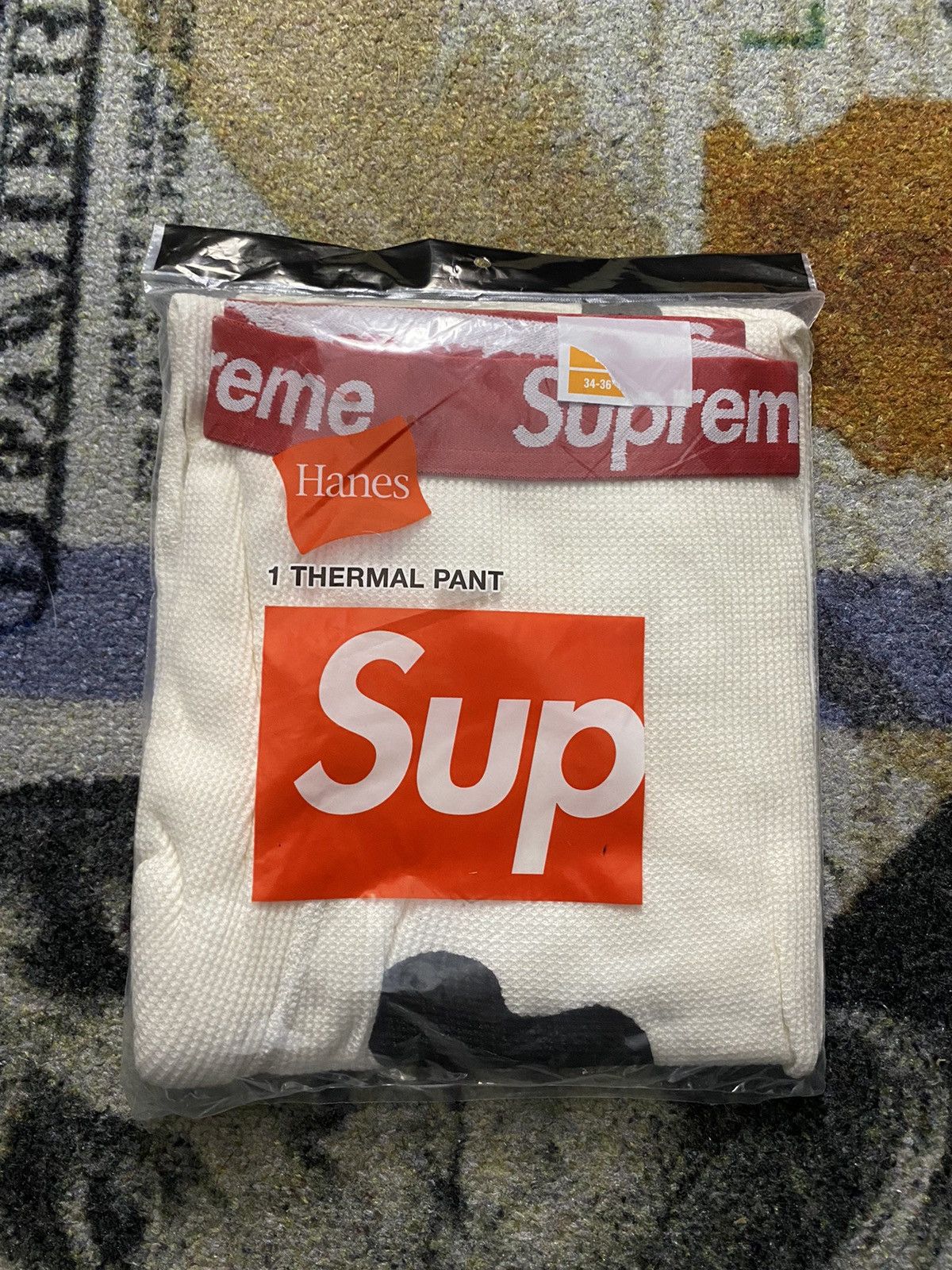 Supreme Hanes Bone Thermal | Grailed