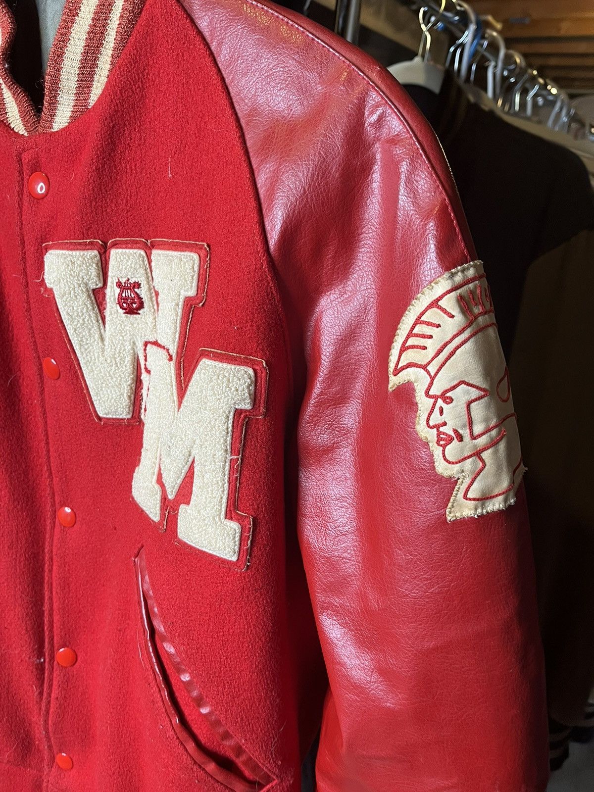 Vintage Vintage 70s varsity Jacket Size US M / EU 48-50 / 2 - 2 Thumbnail