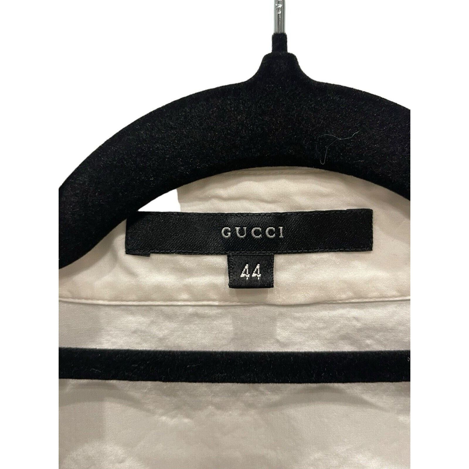 Gucci GUCCI Shirt Long Sleeve Blouse Open Collar Cotton 44 Size M / US 6-8 / IT 42-44 - 7 Thumbnail