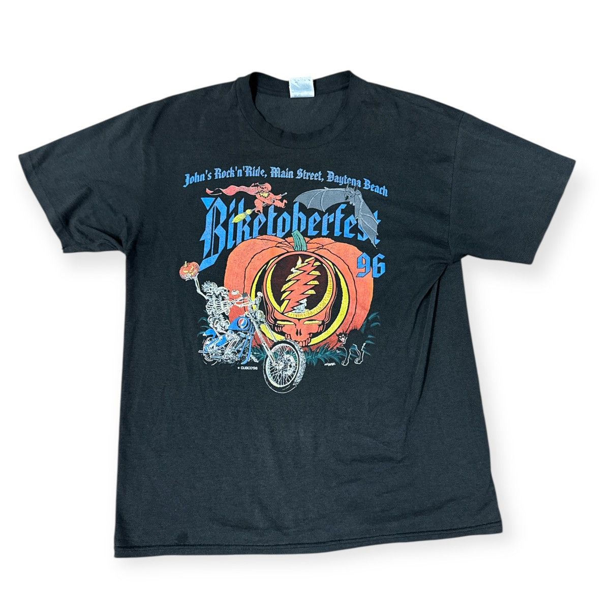 Grateful Dead Vintage 90’S Grateful Dead Biketoberfest Tshirt Size US L / EU 52-54 / 3 - 1 Thumbnail
