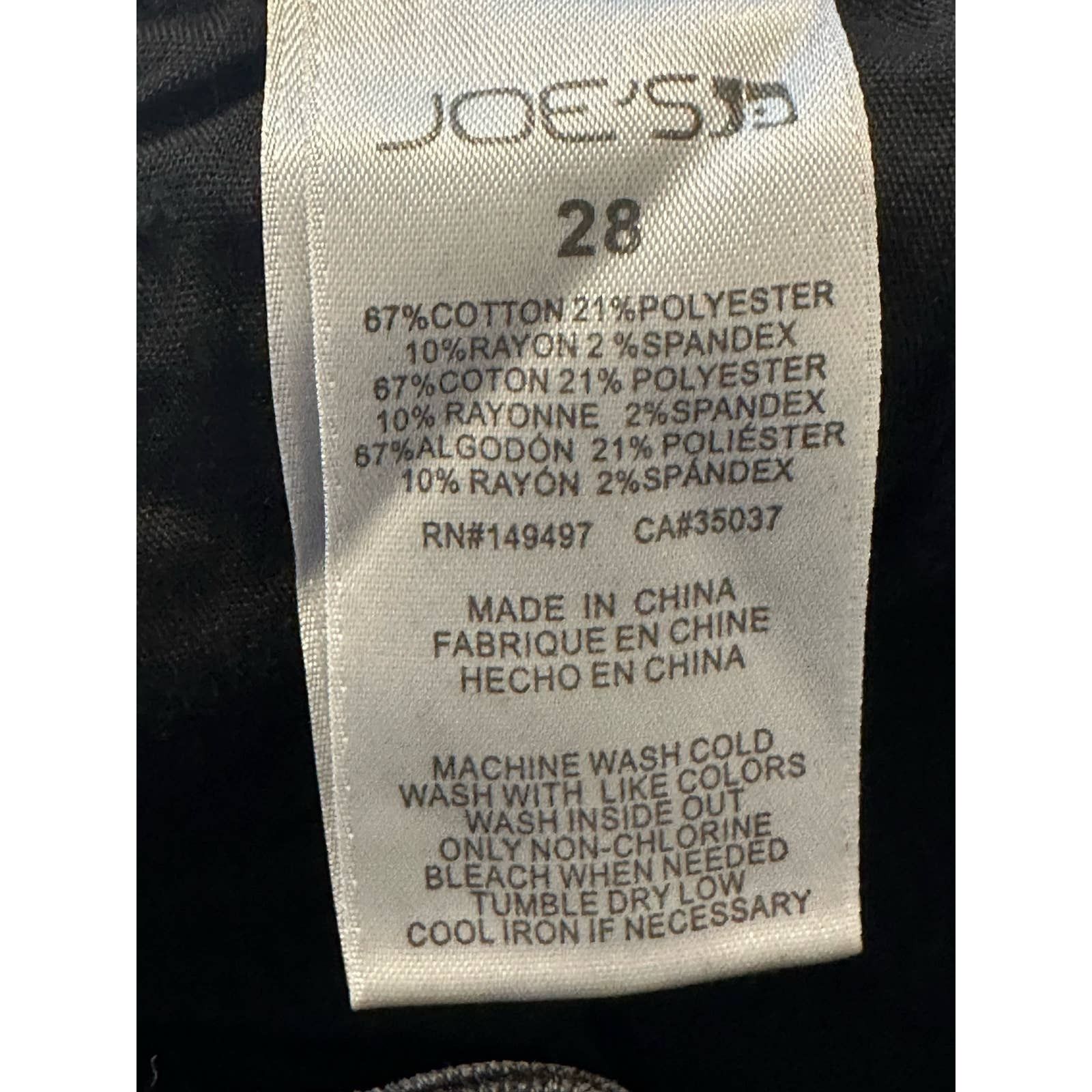 Joe's Joe's Flawless black curvy skinny crop jeans size 28 Size 28" / US 6 / IT 42 - 6 Thumbnail