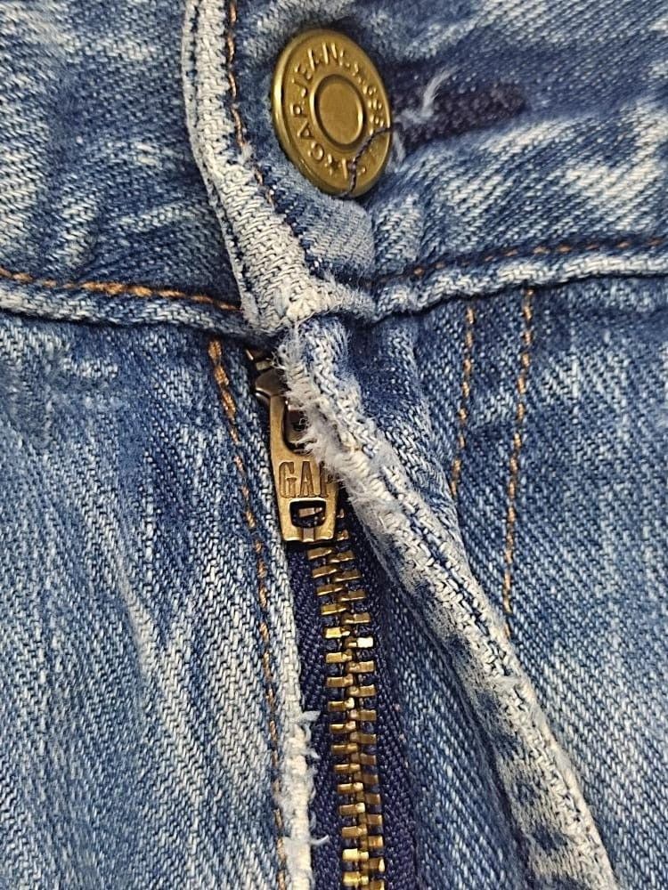 Gap × Vintage VINTAGE GAP DISTRESSED JEANS BOOT FIT Size US 34 / EU 50 - 5 Thumbnail