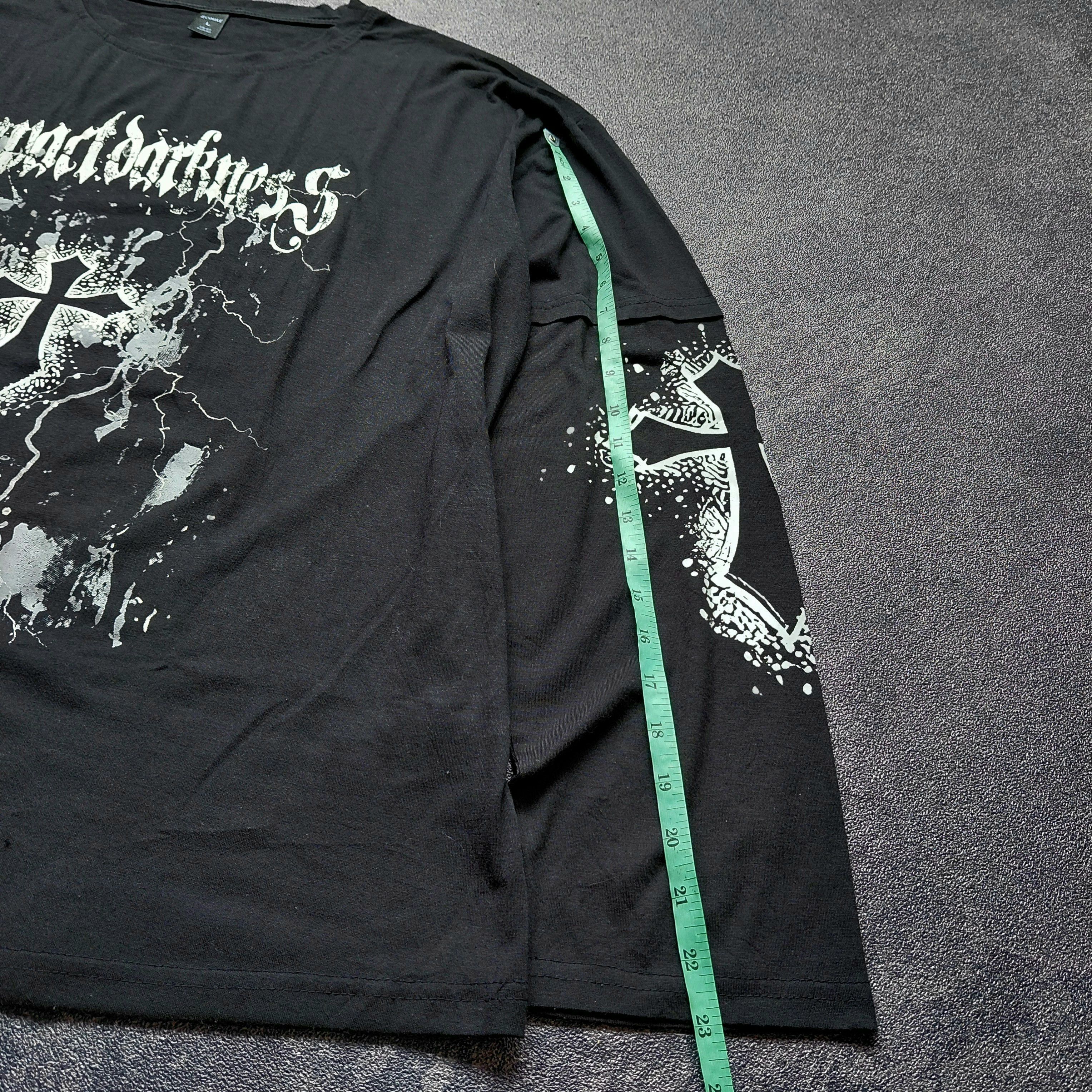 Japanese Brand Romwe Impactdarkness L/S Shirt Size US L / EU 52-54 / 3 - 10 Thumbnail