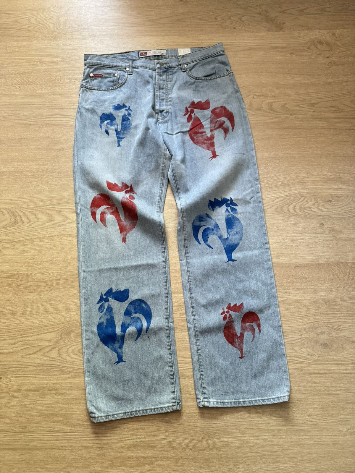 Japanese Brand Vintage Lee Cooper y2k Baggy Blue Jeans France Pants Size US 34 / EU 50 - 1 Thumbnail