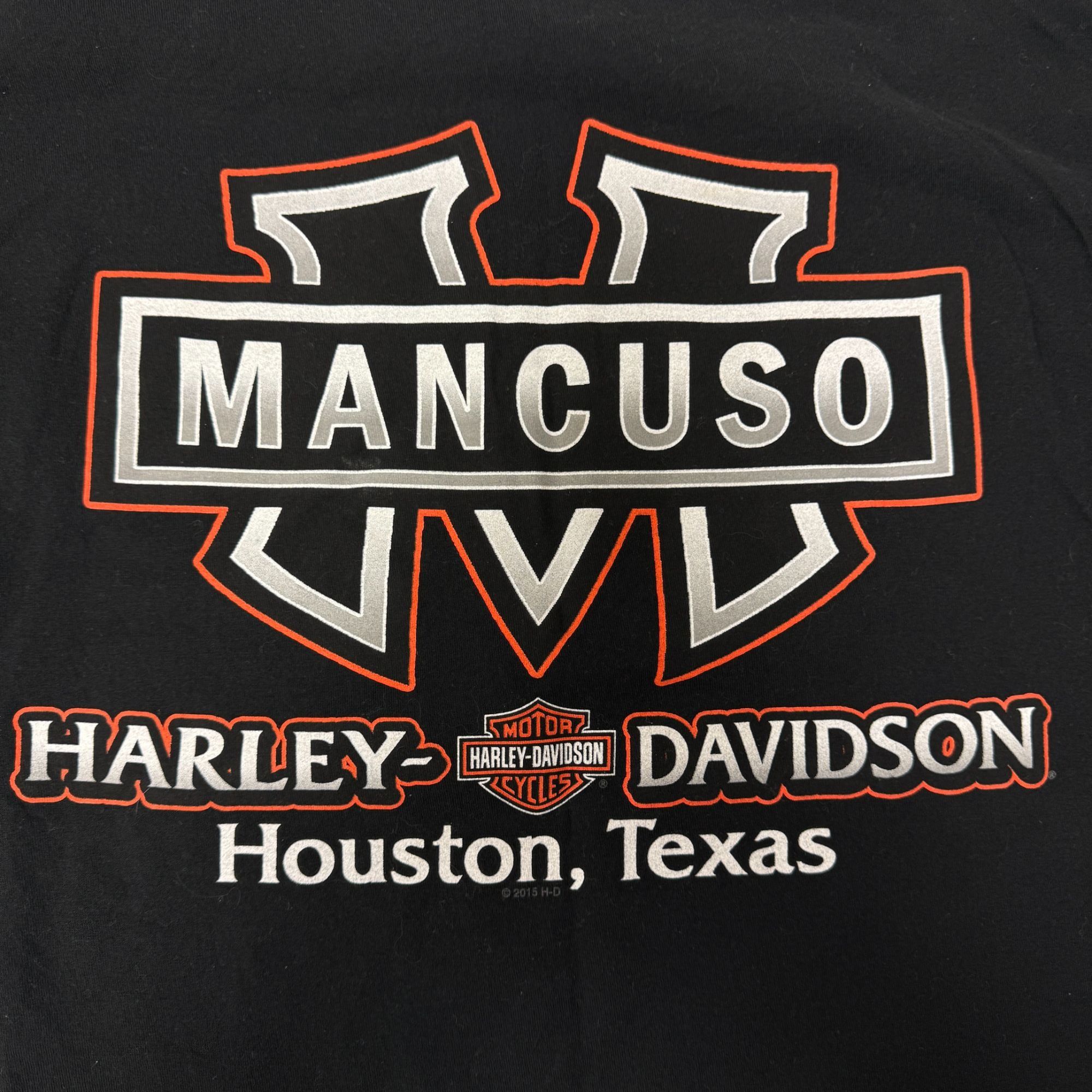 Harley Davidson Harley Davidson Mancuso HOUSTON TEXAS Motorcycle Biker Shirt Size US M / EU 48-50 / 2 - 4 Thumbnail