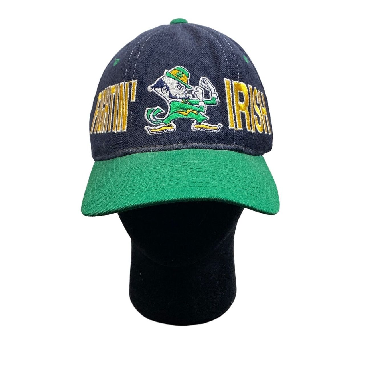 Starter × Vintage VTG 90s Starter Notre Dame Fighting Irish Wool Snapback Hat Size ONE SIZE - 1 Thumbnail
