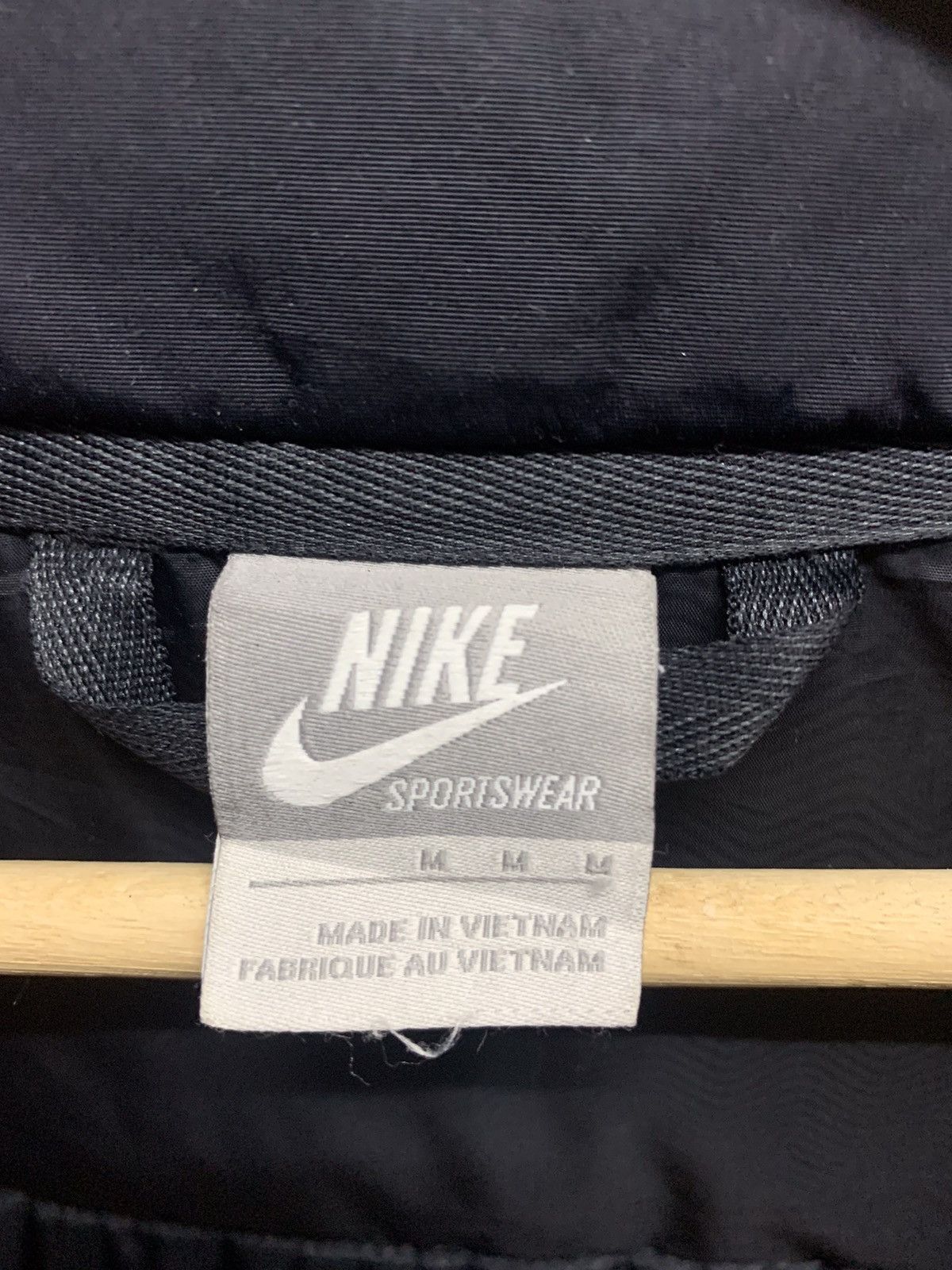 Nike × Vintage NIKE Sportswear Black Long Puffer Jacket Size US M / EU 48-50 / 2 - 16 Thumbnail