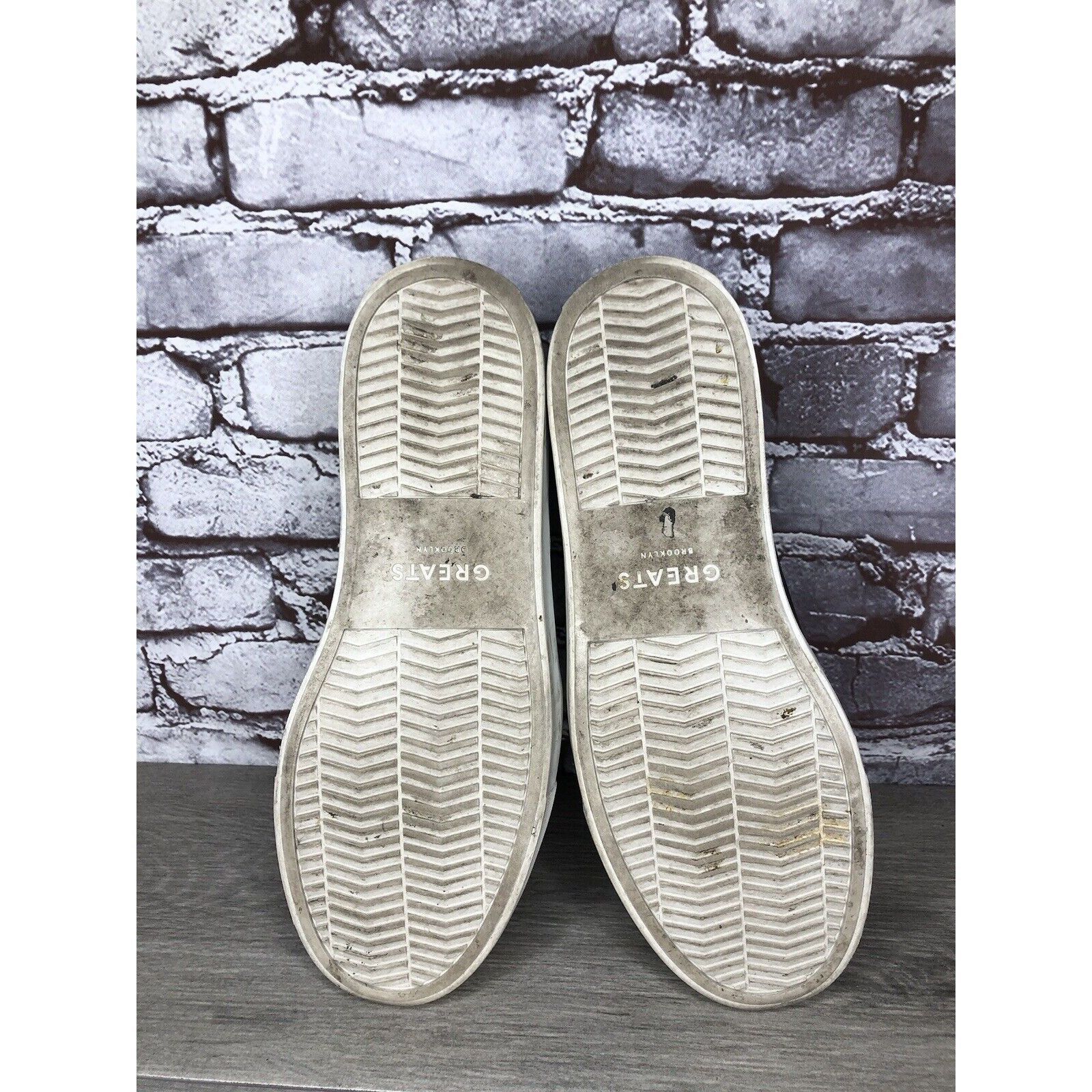Greats Greats Brooklyn Black Leather Causal Lace Sneakers Shoes Men Size US 9.5 / EU 42-43 - 7 Thumbnail