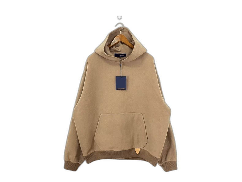 Louis Vuitton Louis Vuitton Beige Cashmere Hoodie Size US L / EU 52-54 / 3 - 1 Thumbnail
